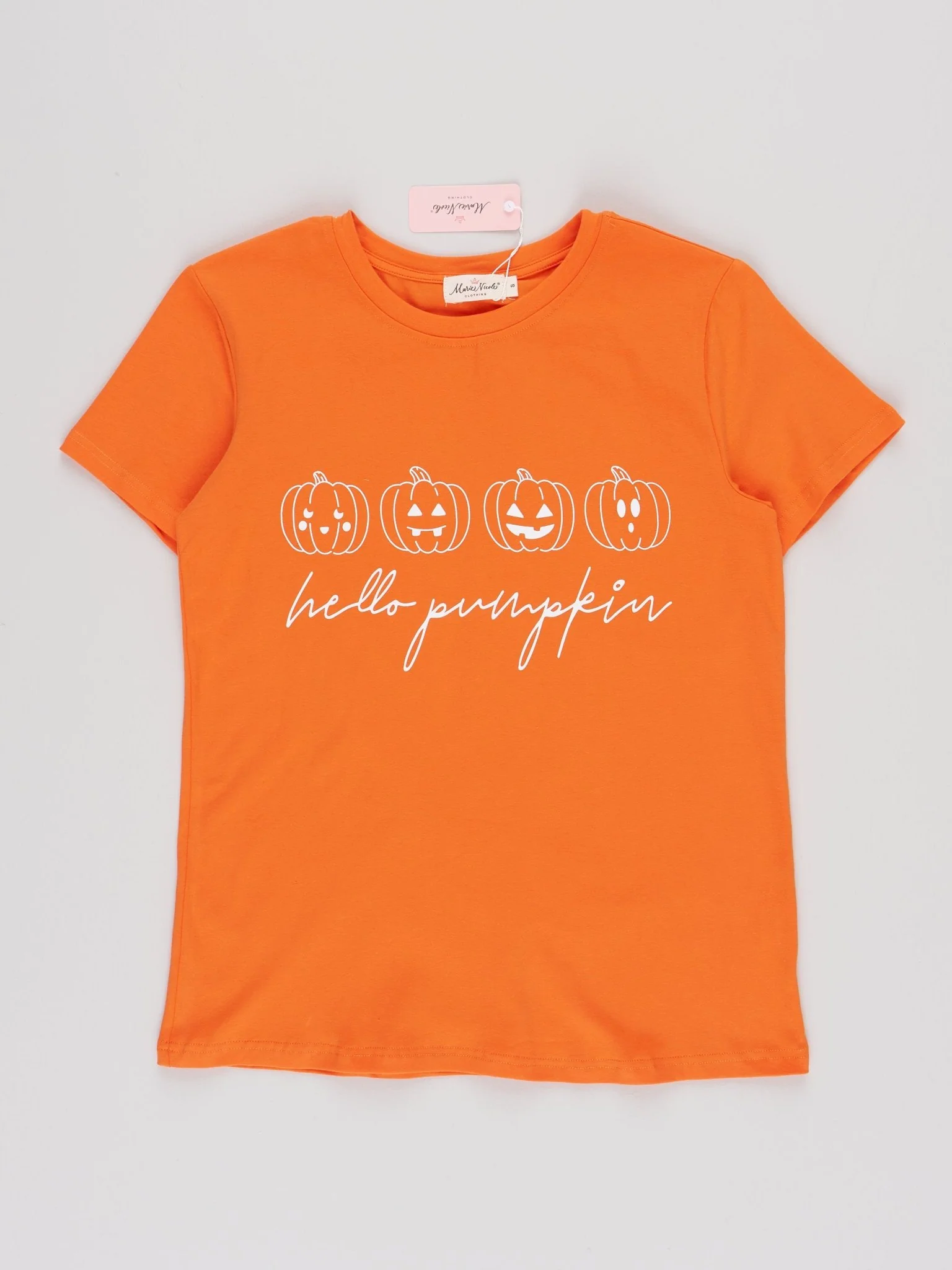 "Hello Pumpkin" Family Jack-O-Lantern Shirt - Image 2
