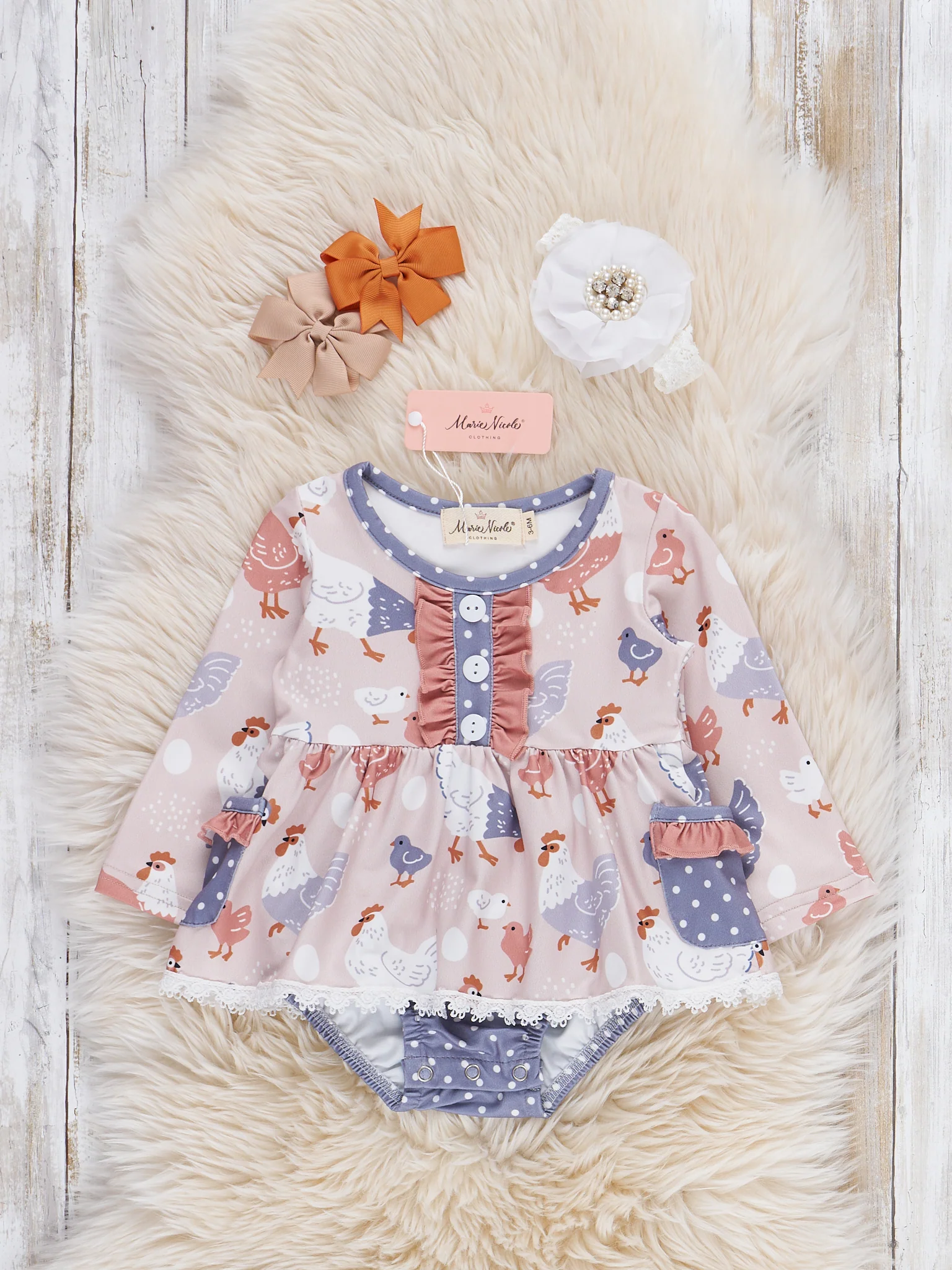 Henhouse Haven Bubble Romper