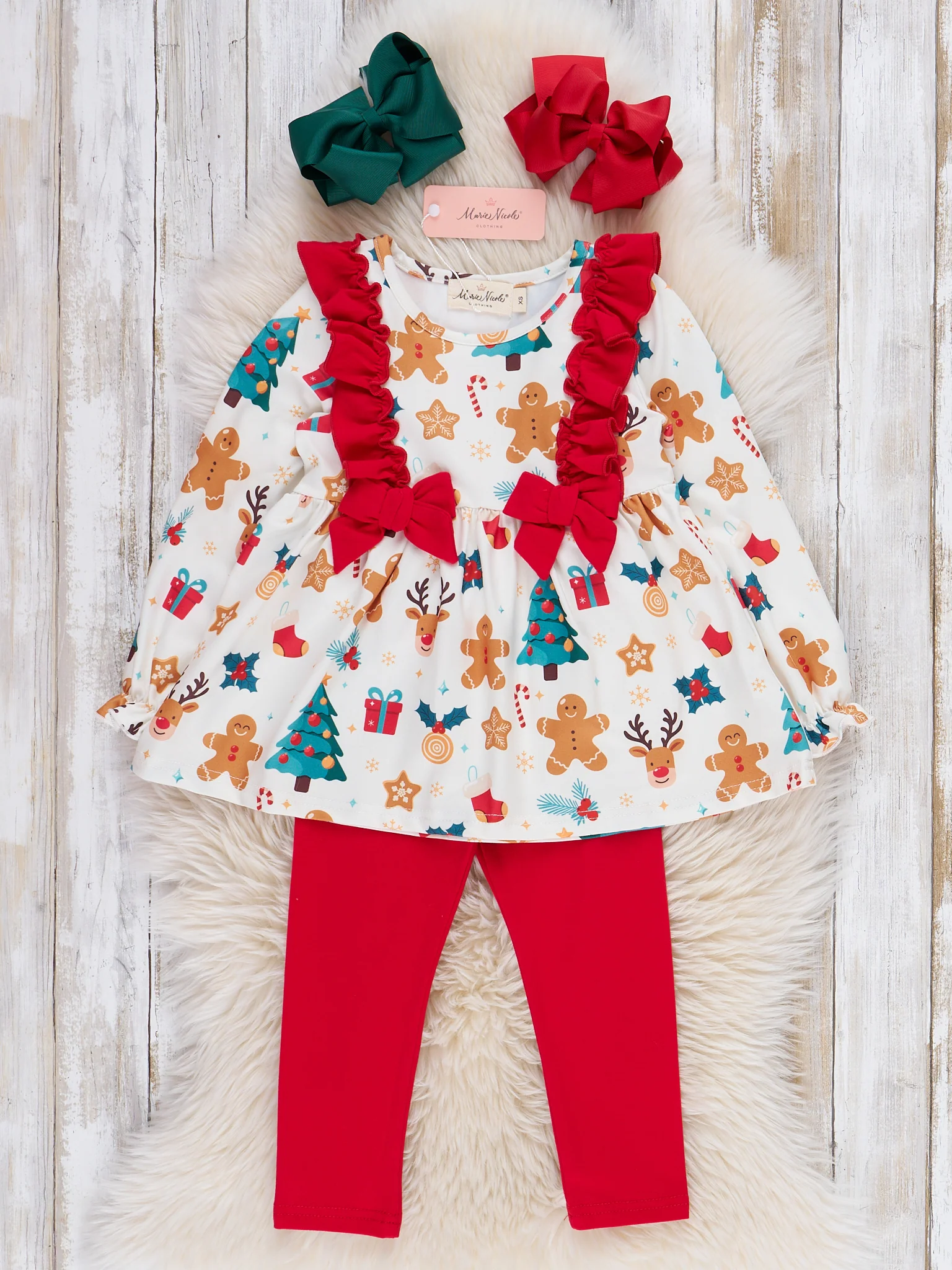 Holiday Delights Bow Outfit