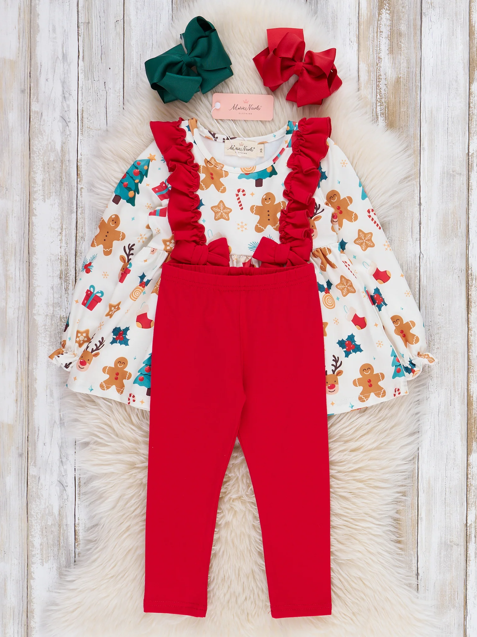 Holiday Delights Bow Outfit - Image 3