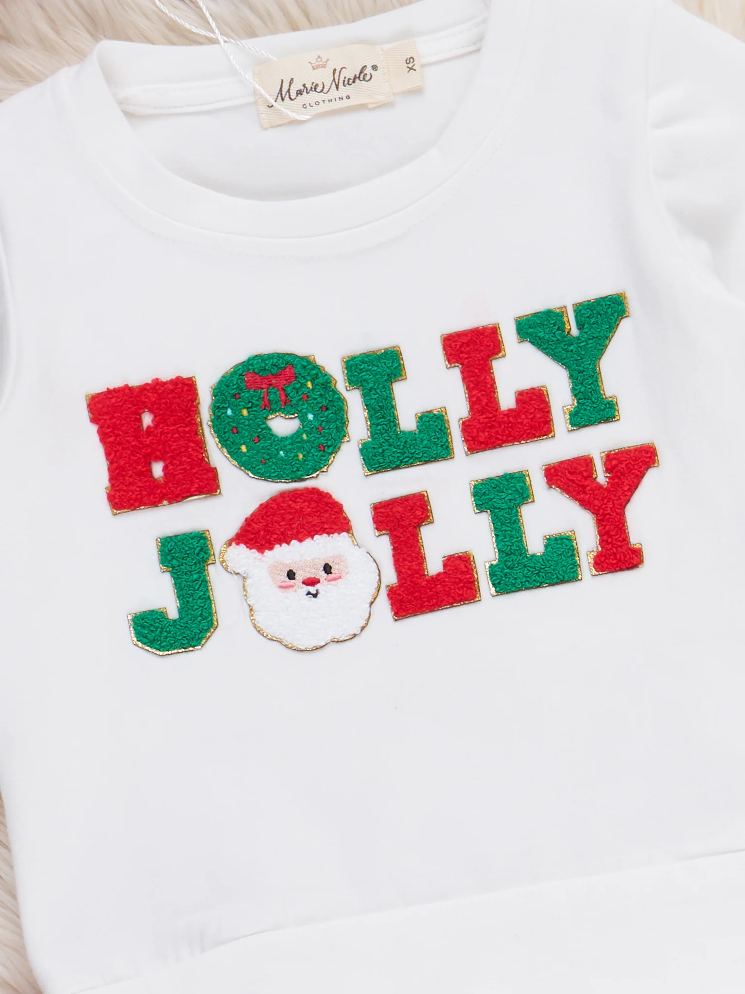 "Holly Jolly" Christmas Celebration Tulle Outfit - Image 3