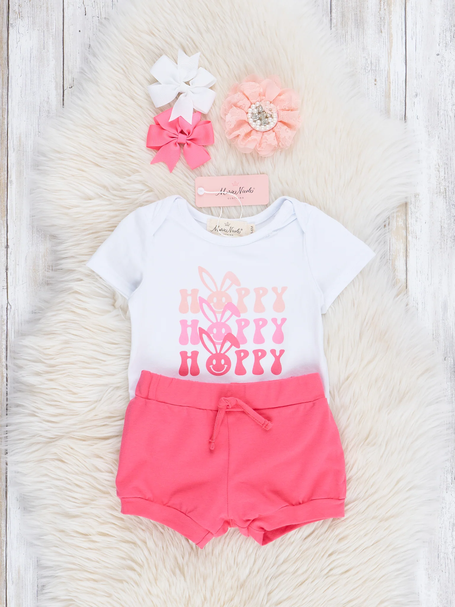 Bright Pink "Hoppy" Outfit