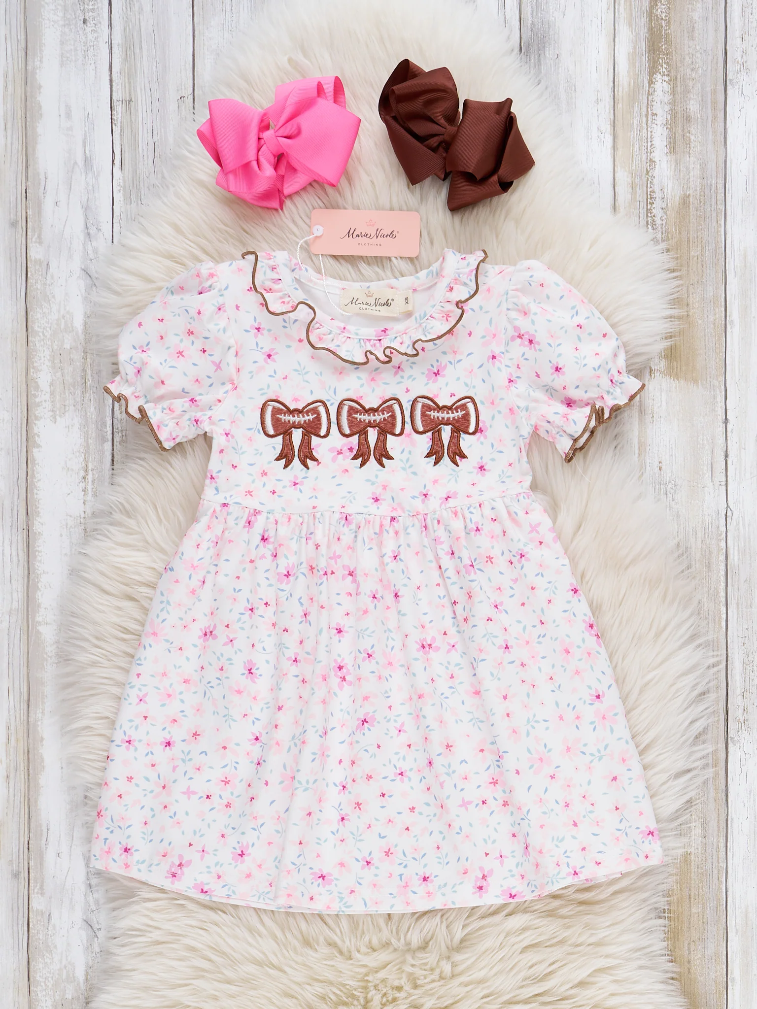 Huddle & Hairbows Embroidered Dress
