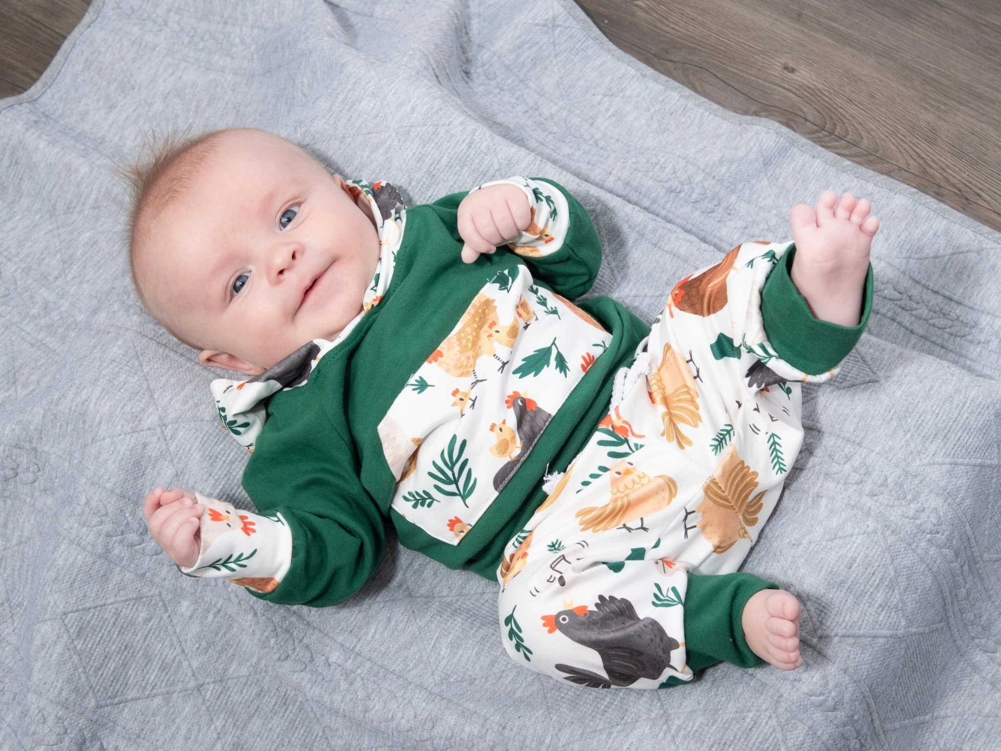 Hunter Green Chicken Outfit - Image 3