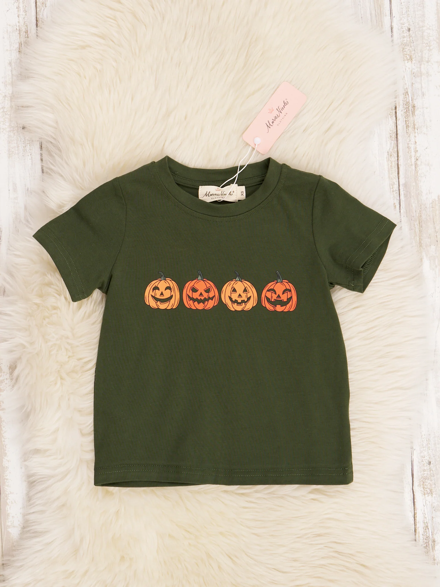 Hunter Green Family Jack-O-Lantern Shirt - Image 2