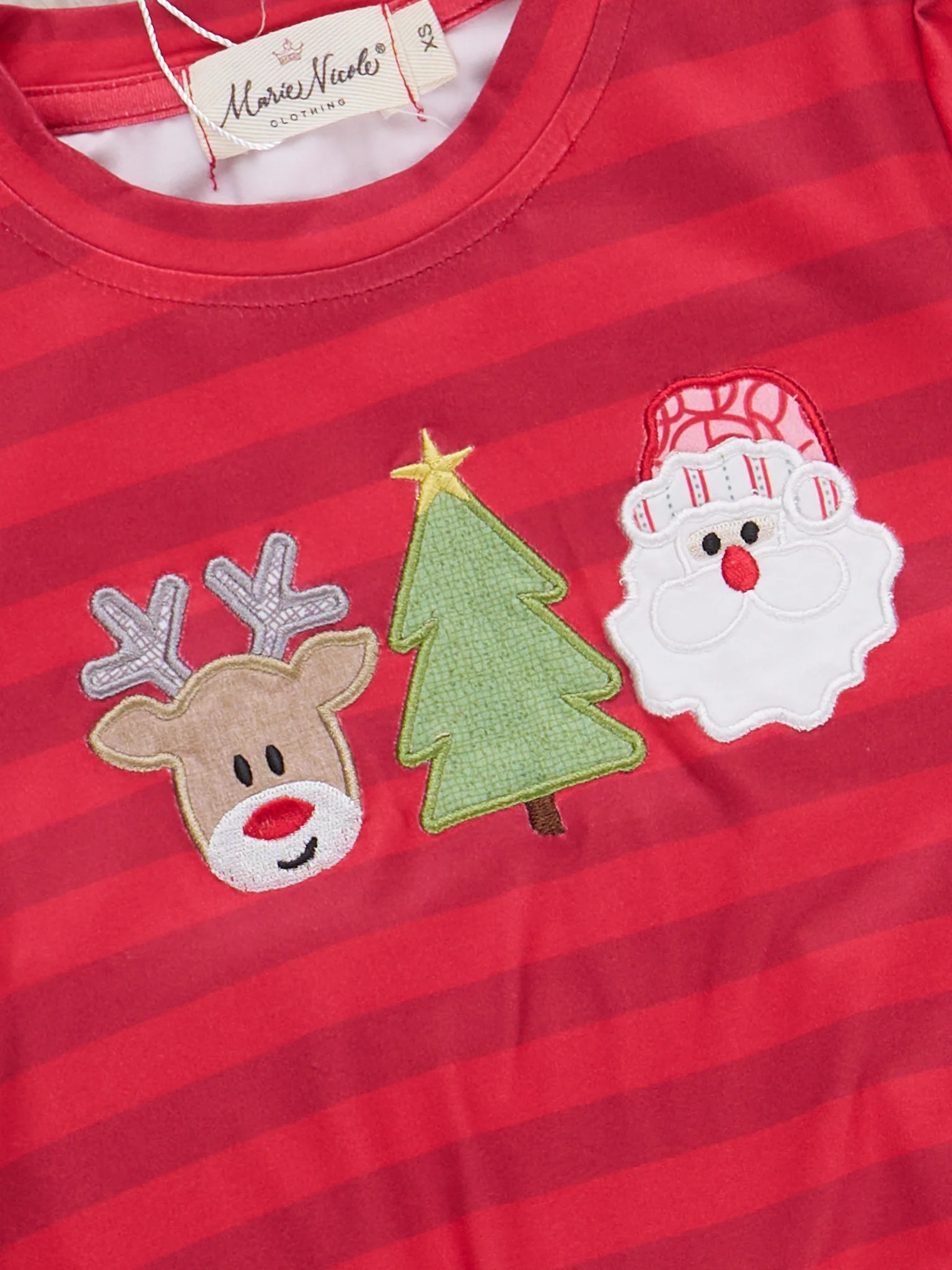 Jolly Reindeer Striped Outfit - Image 3