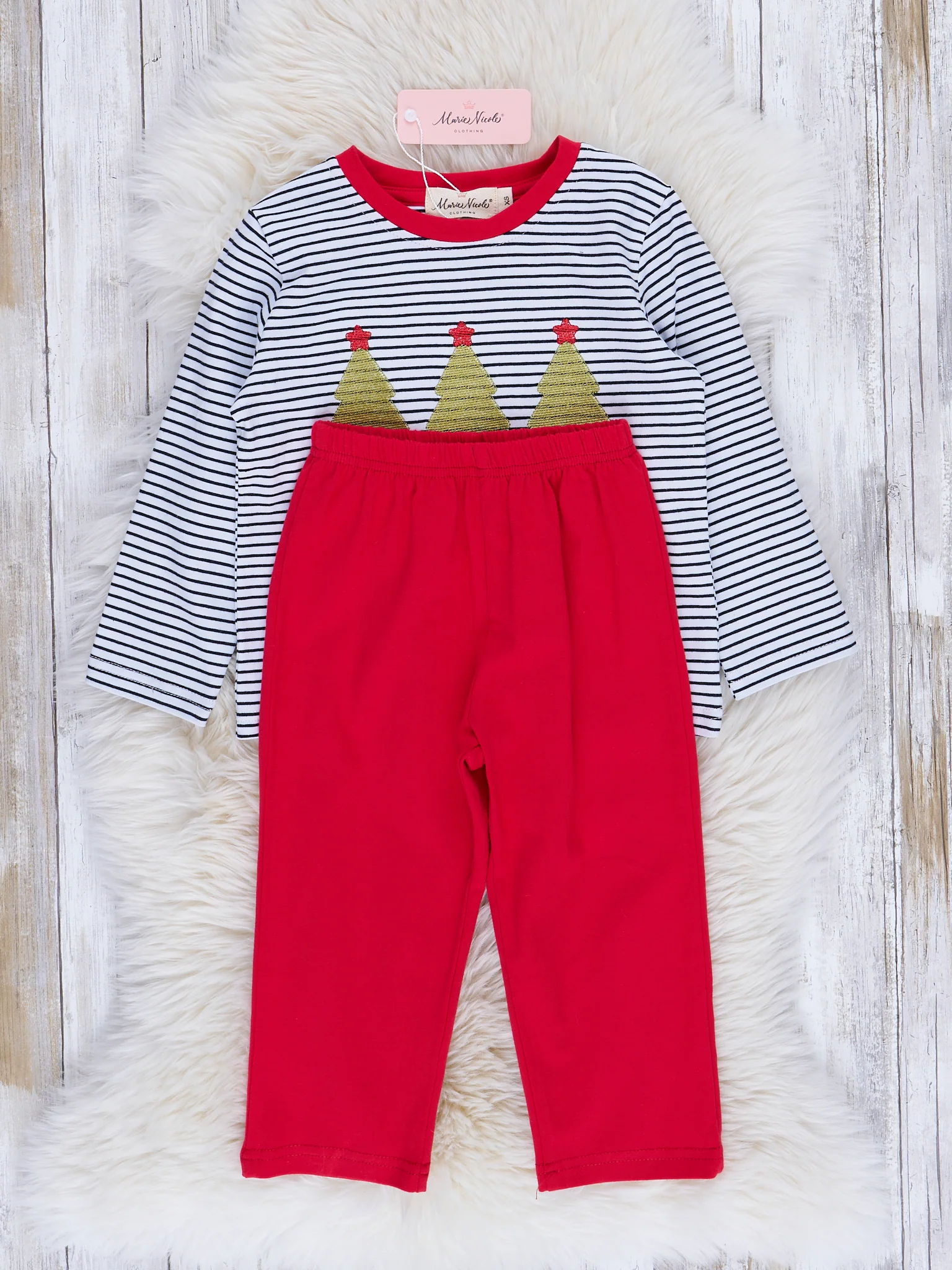 Jolly Stripes Embroidered Outfit - Image 3