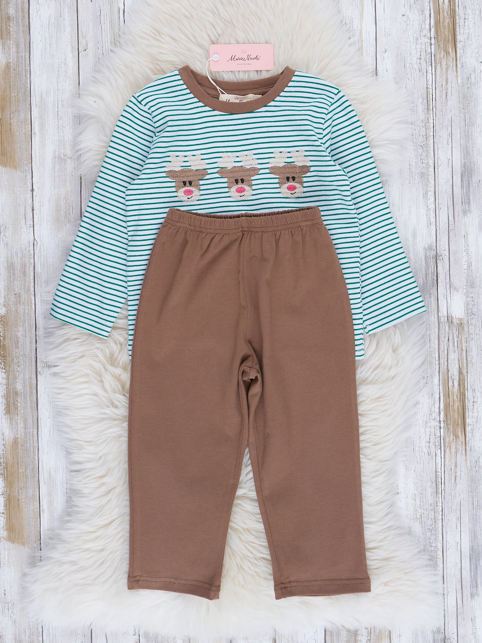 Jolly Stripes Embroidered Outfit - Image 5