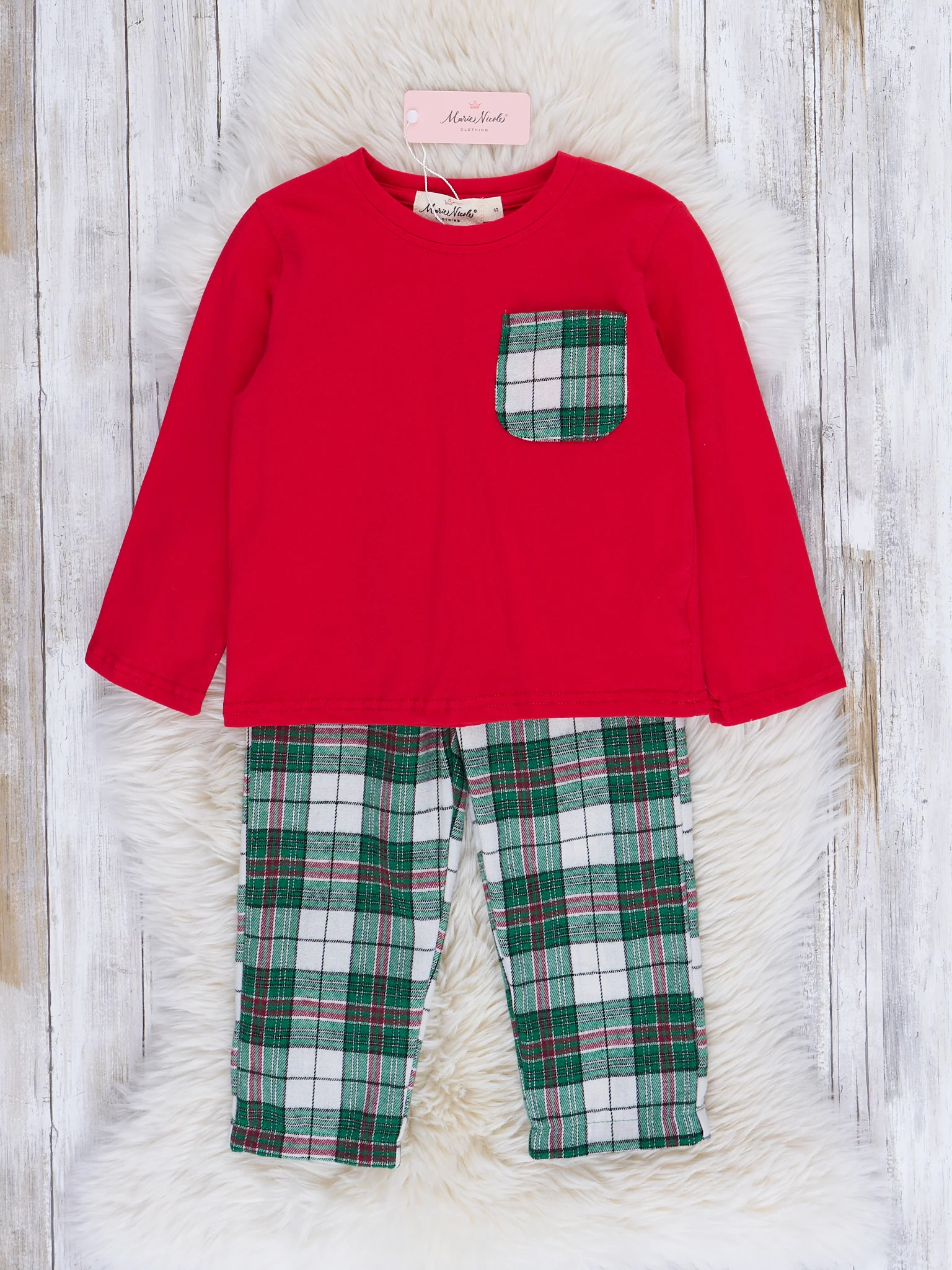 Joyous Plaid Pocket Outfit - Image 2