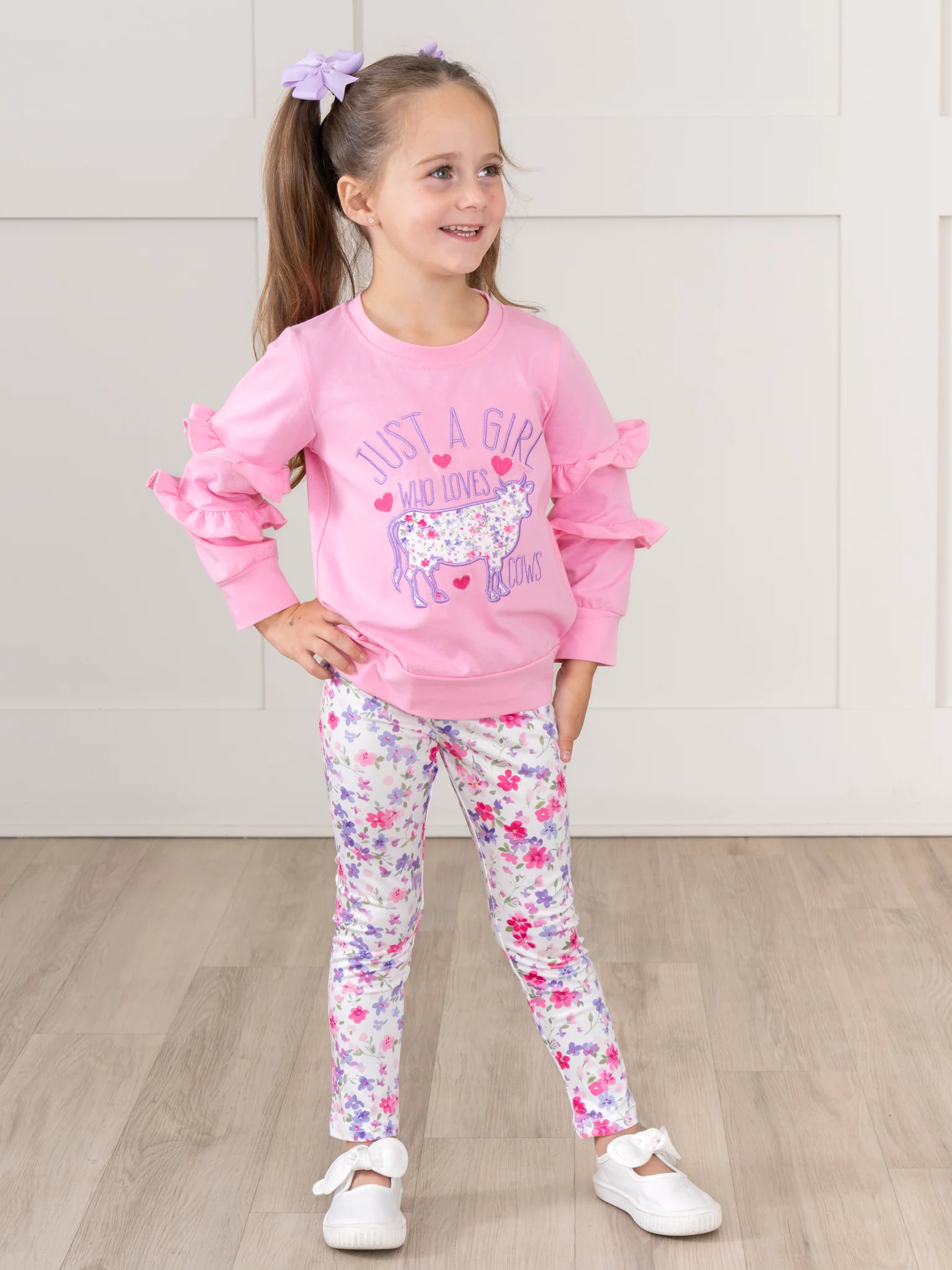 "Just a Girl Who Love Cows" Outfit - Image 6