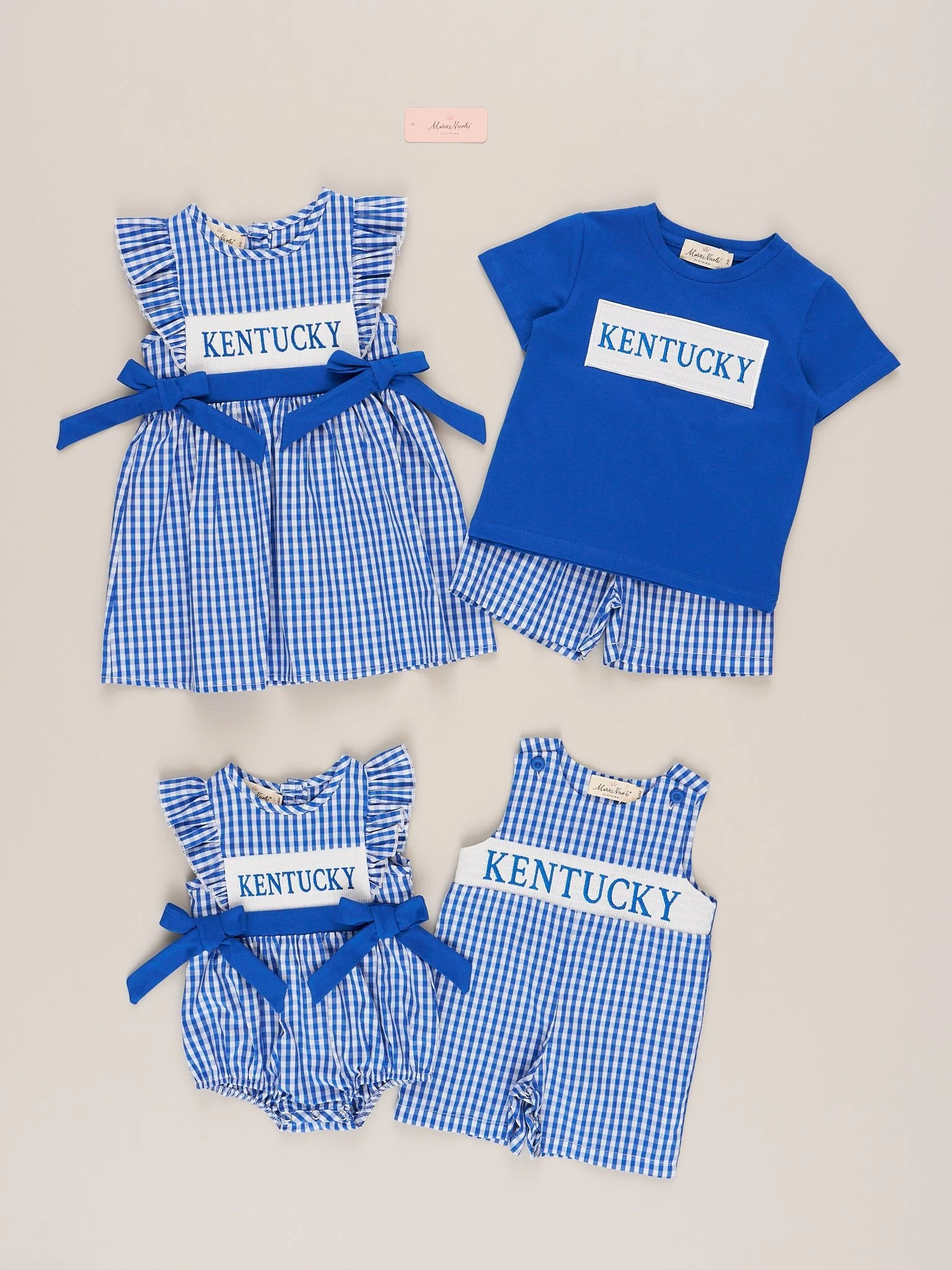 Kentucky Smocked Gingham Johnny - Image 2