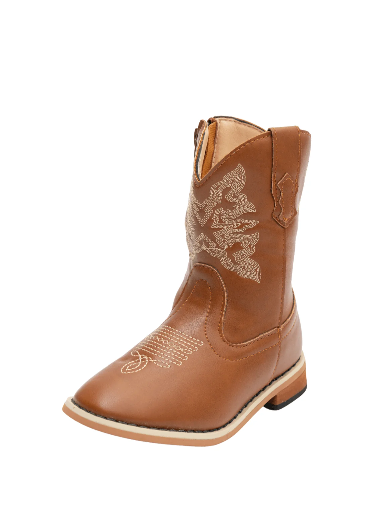 Kids' Unisex Brown Cowboy Boots - Image 4