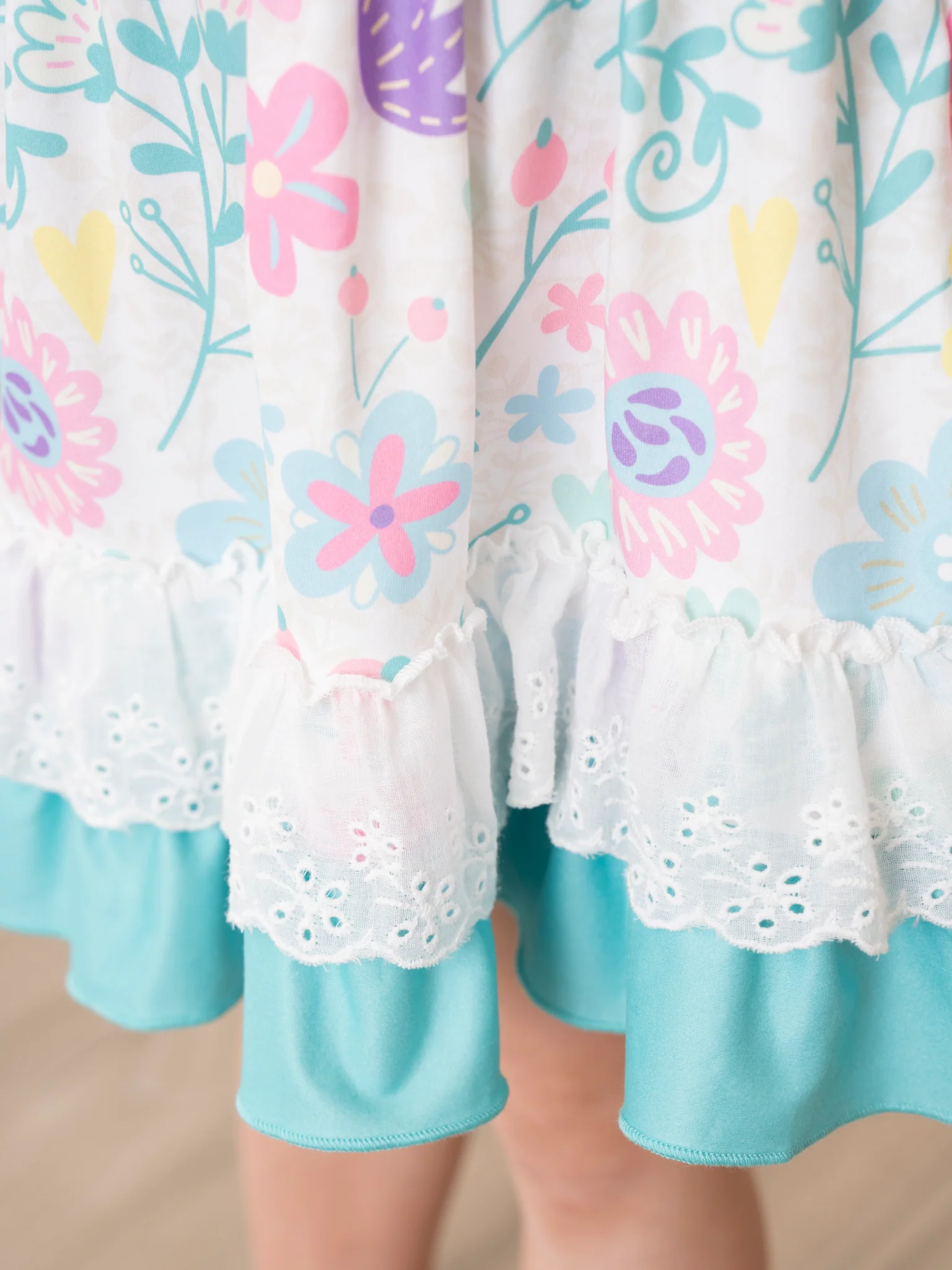 Lacy Wildflower Garden Ruffle Dress - Image 5