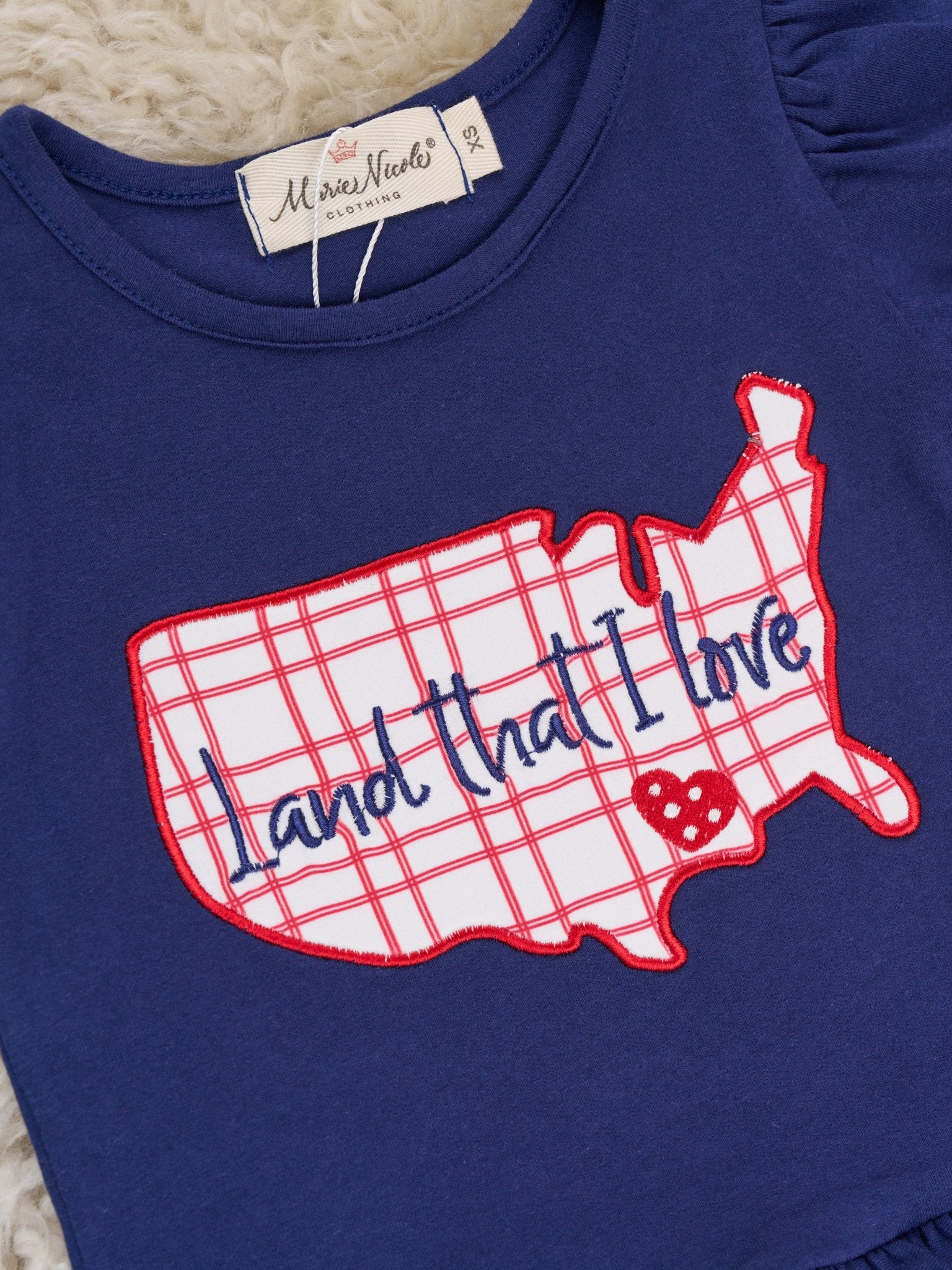 "Land I Love" Ruffle Outfit - Image 3