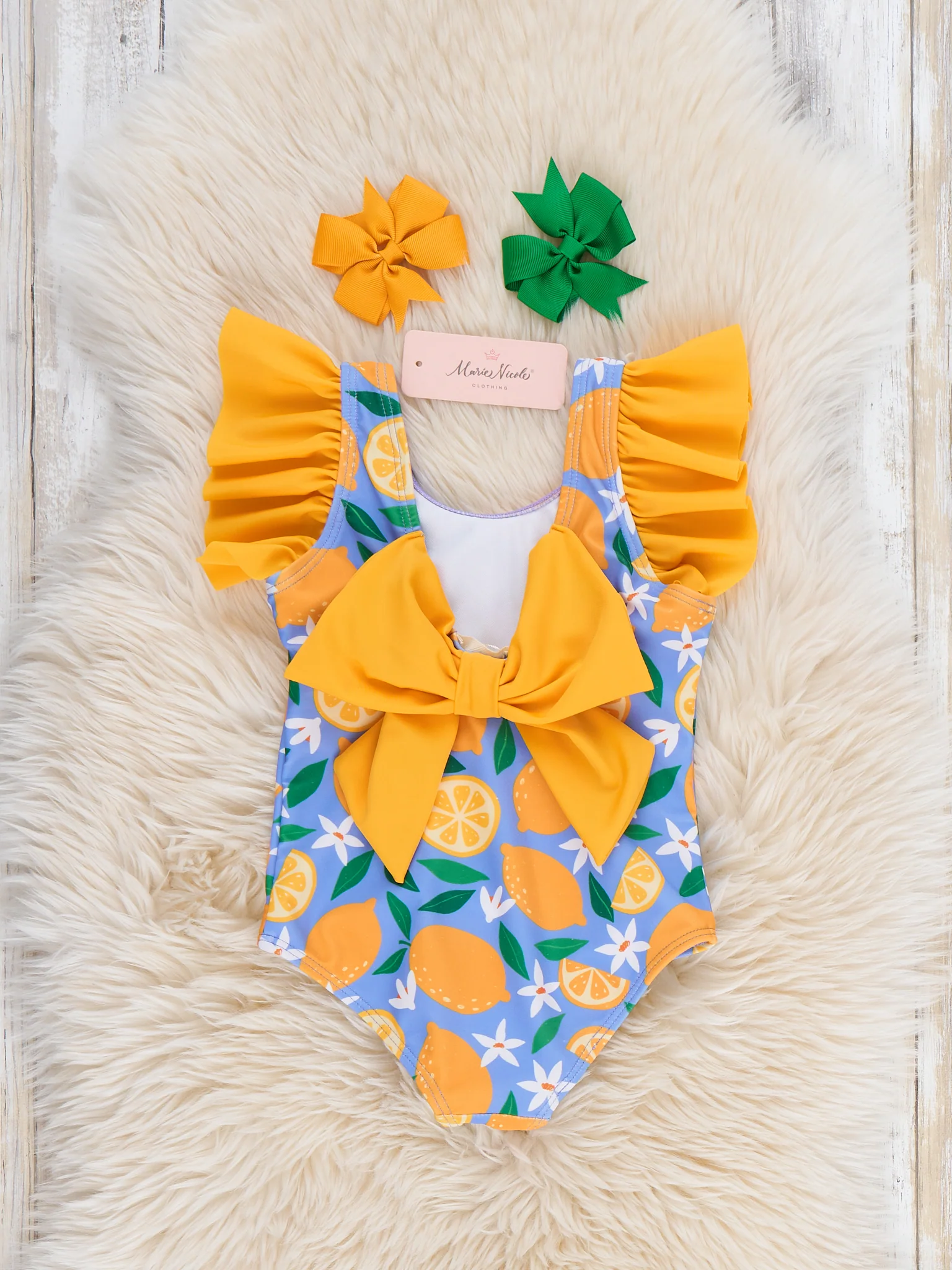 Lemon Grove Ruffle Swimsuit - Image 5