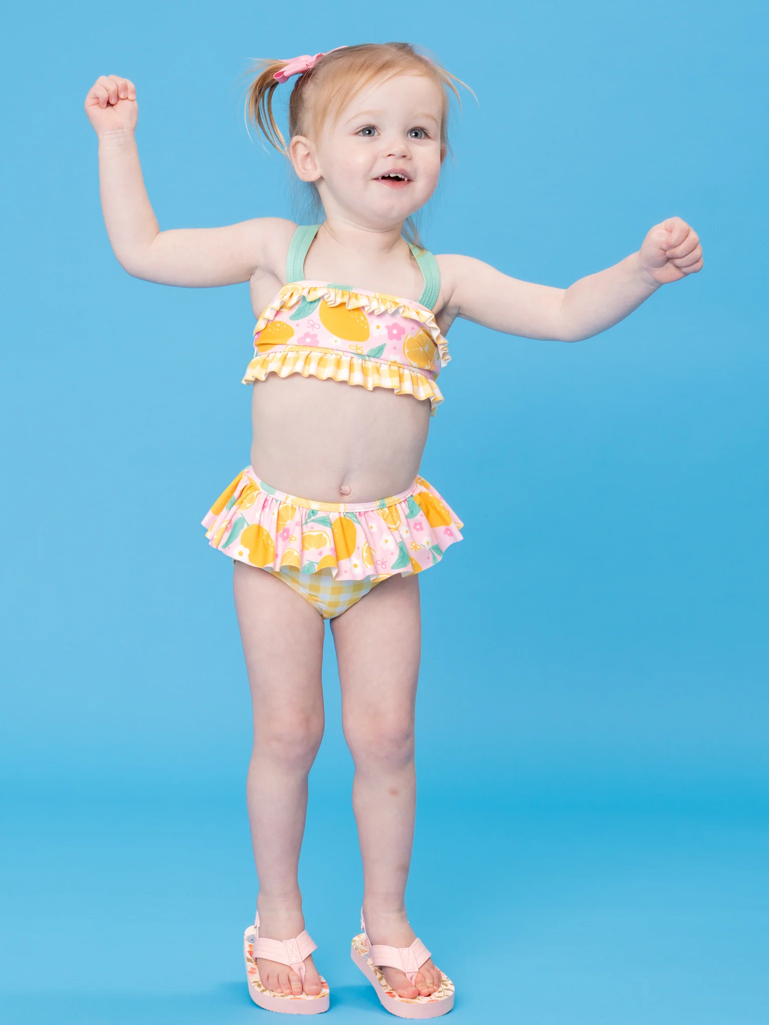 Lemon Grove Splash Ruffle Swimsuit - Image 5
