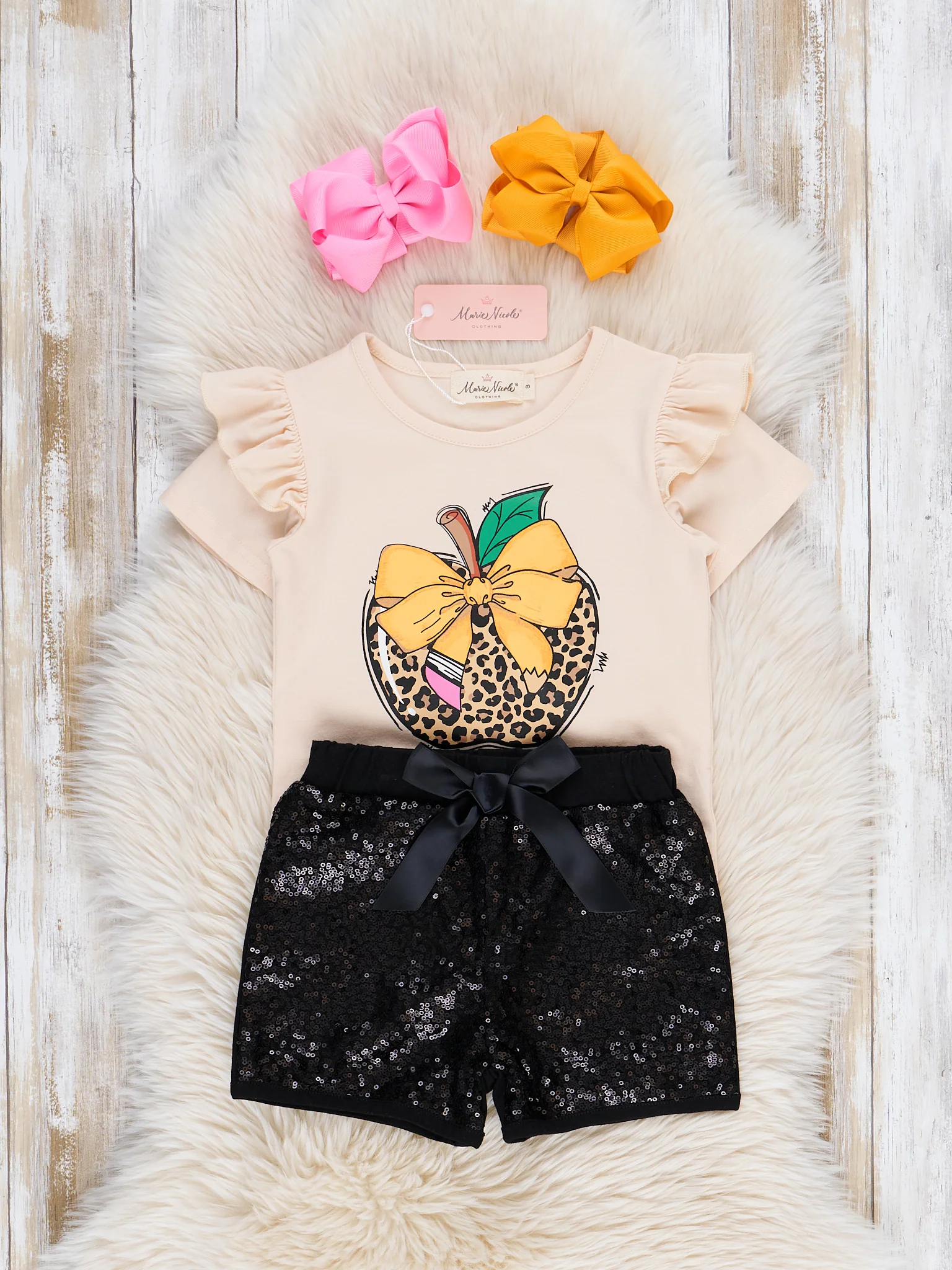 Leopard Apple Sequin Outfit - Image 3