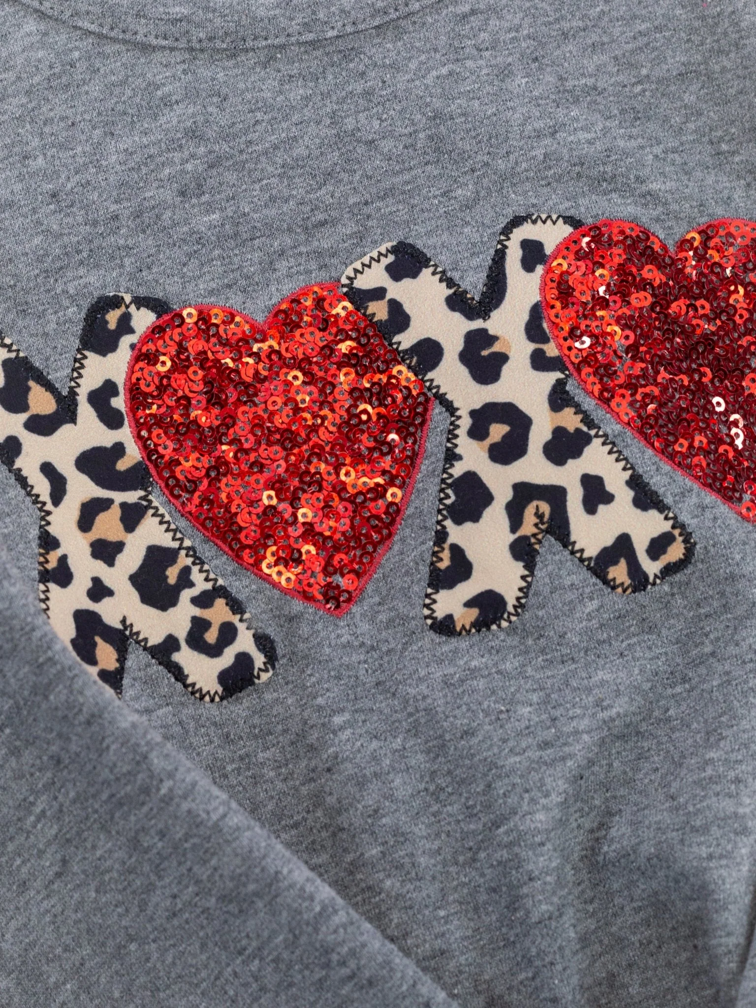 Leopard "XOXO" Tie Top & Denim Bell Bottoms Outfit - Image 3