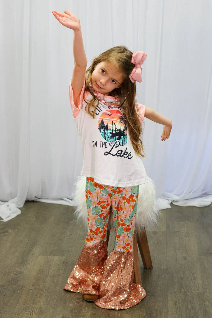 Life Is Better On The Lake Sequin Bells Outfit - Image 4