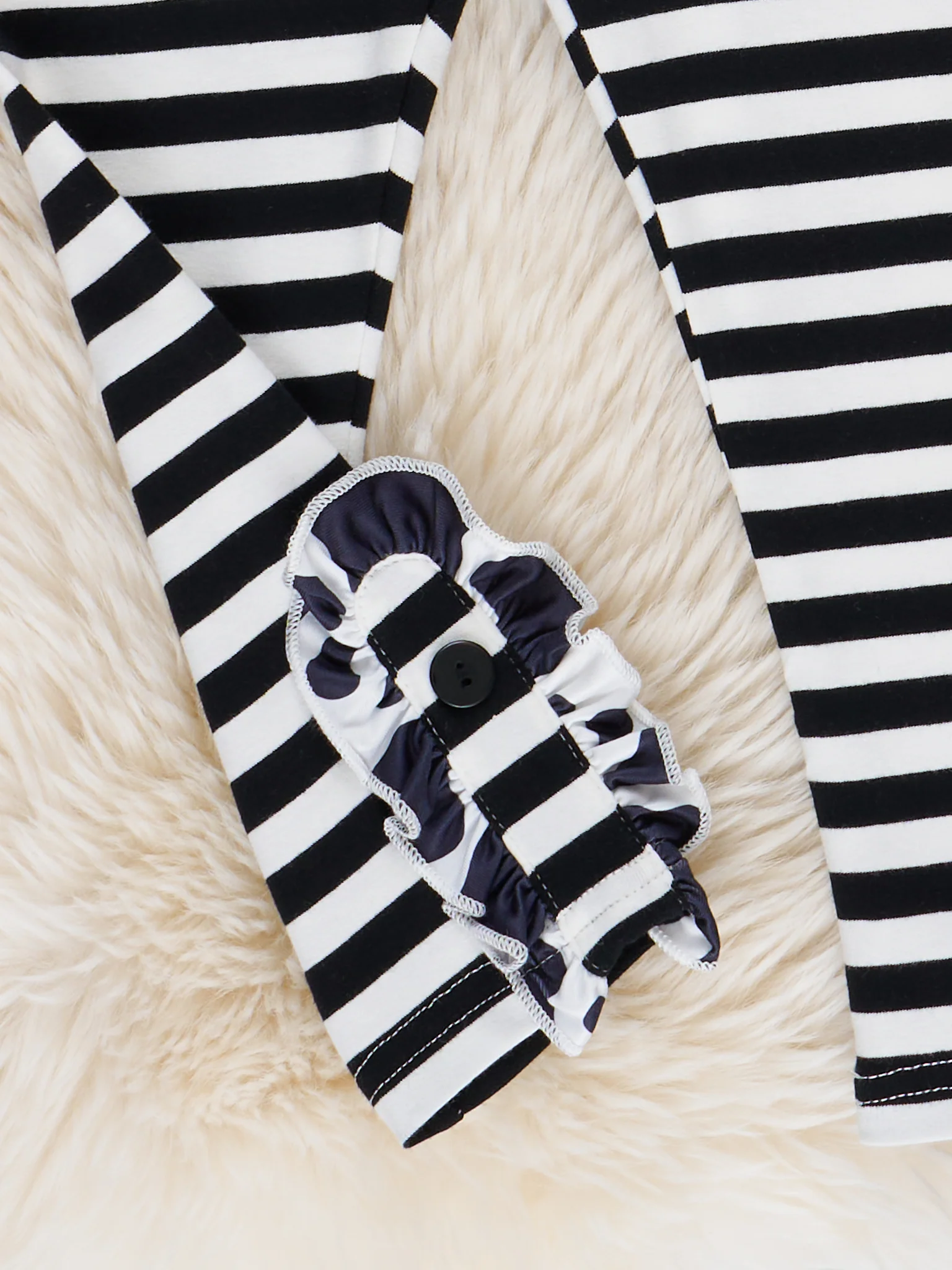 Lil’ Moo Ruffle Embroidered Cow Outfit - Image 5