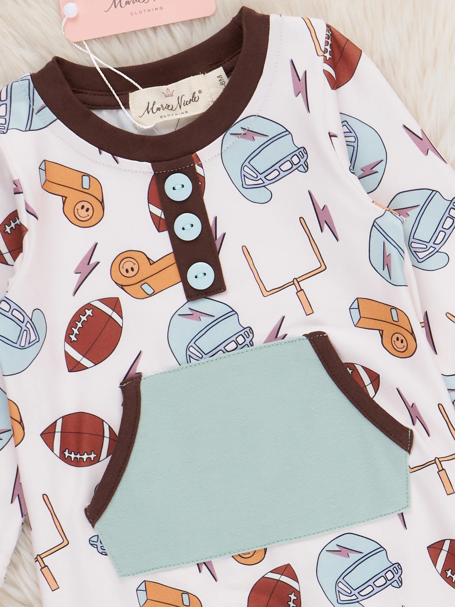 Little All-Star Pocket Romper - Image 2