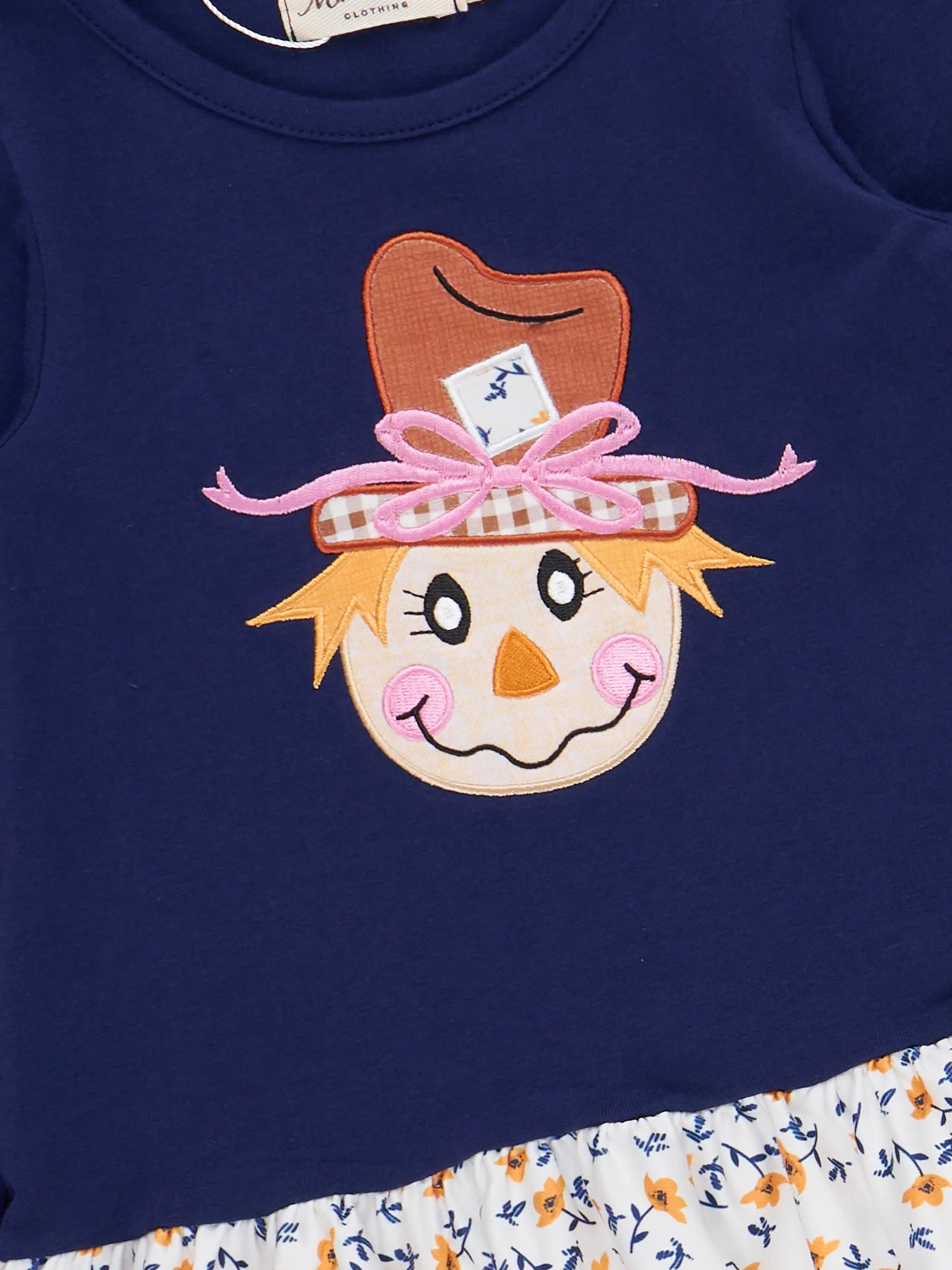 Little Crow Keeper Embroidered Ruffle Outfit - Image 3