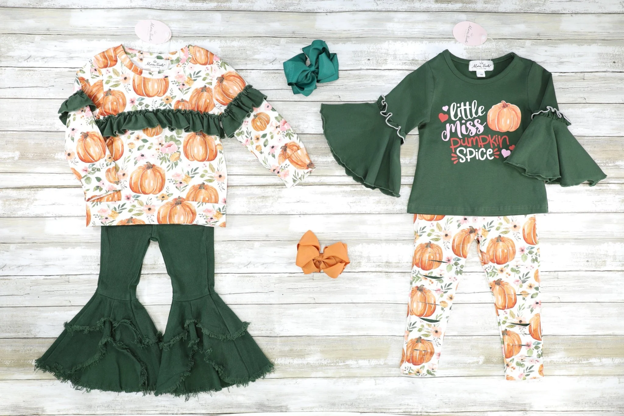 Little Miss Pumpkin Spice Outfit - Image 3