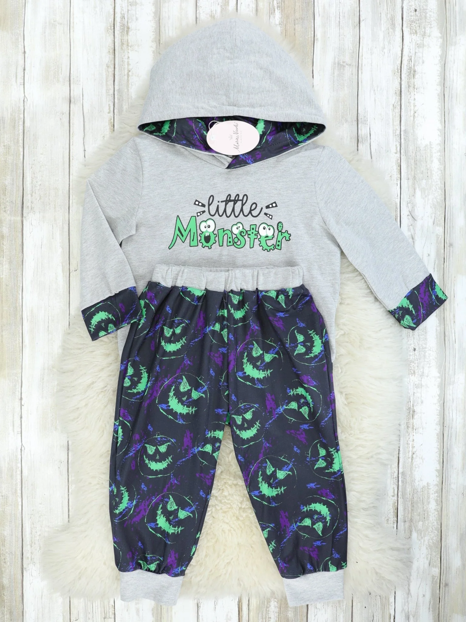 "Little Monster" Hoodie Outfit - Image 2