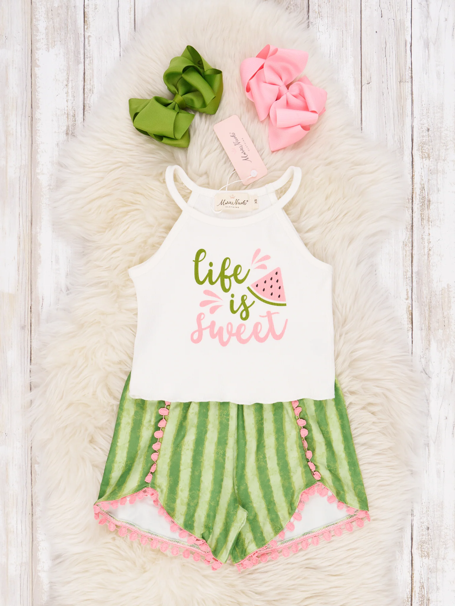 "Life Is Sweet" Watermelon Outfit