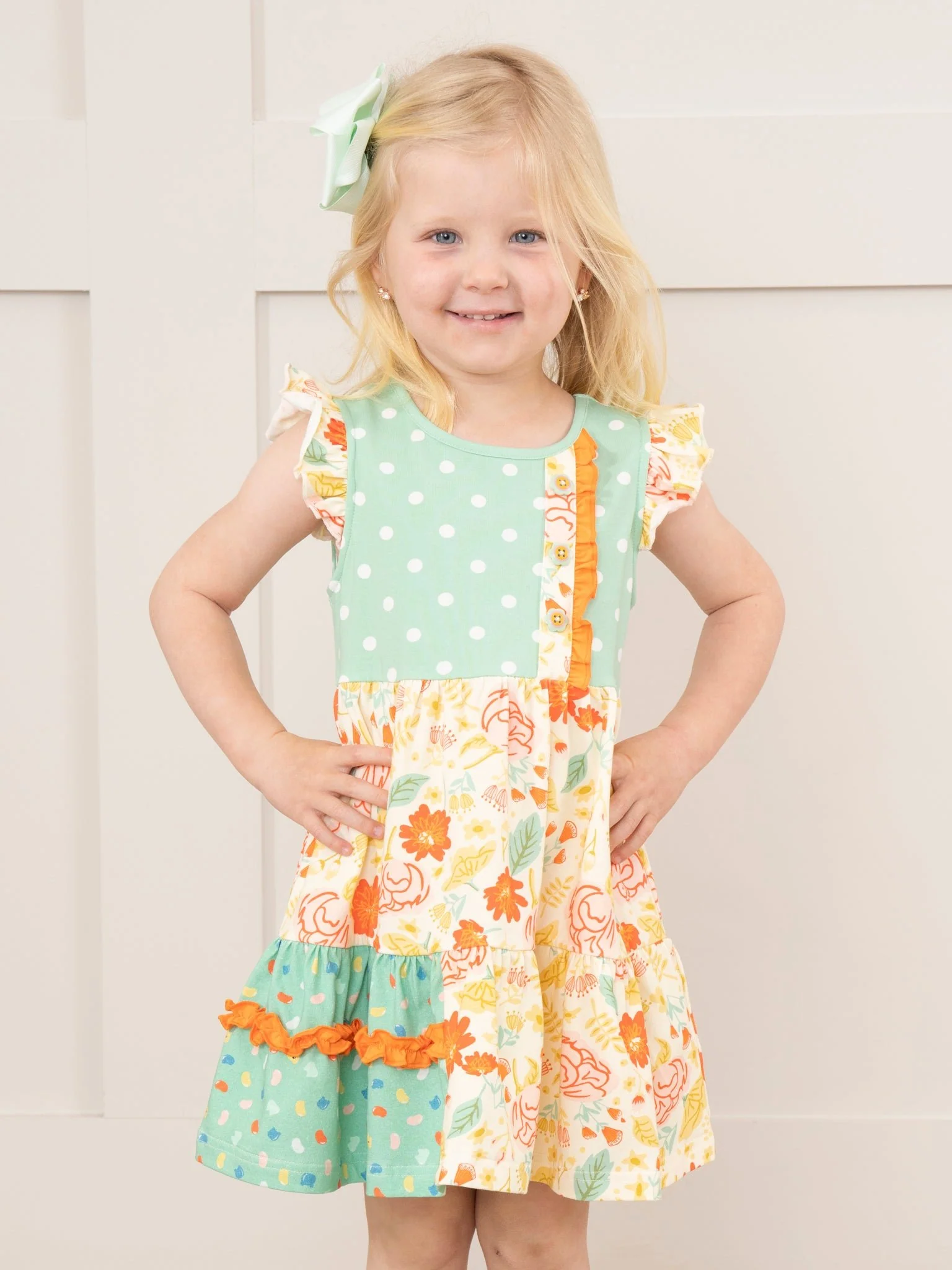 Lottie Dots Prairie Ruffle Dress - Image 3