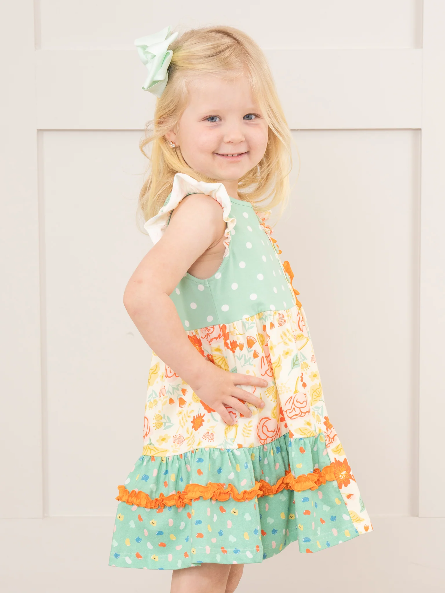 Lottie Dots Prairie Ruffle Dress - Image 4