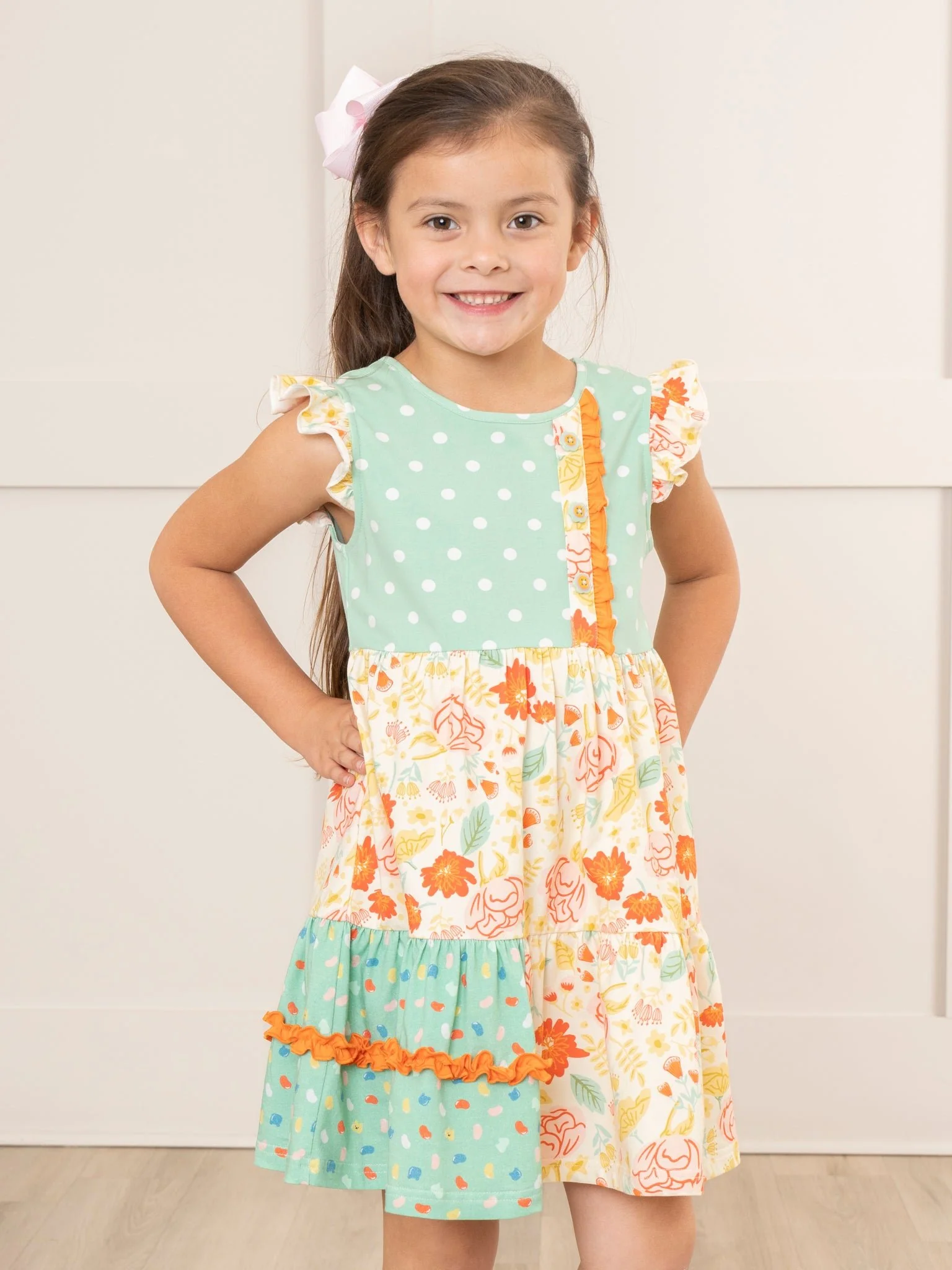 Lottie Dots Prairie Ruffle Dress - Image 5