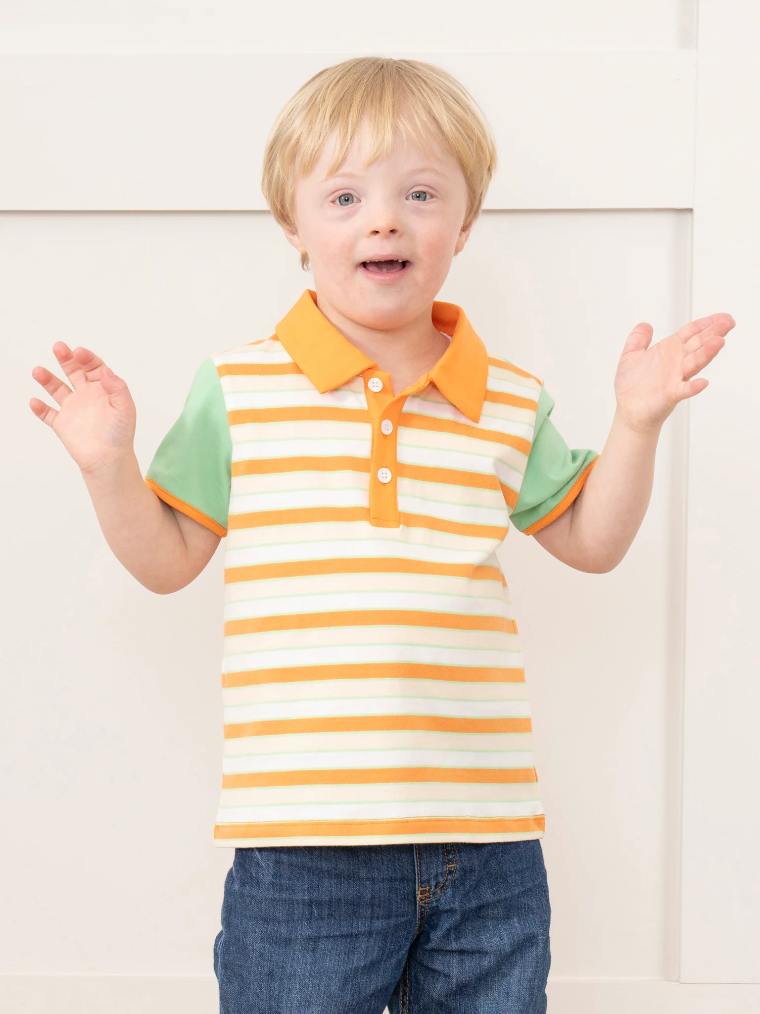 Lottie Dots Striped Polo Shirt - Image 3