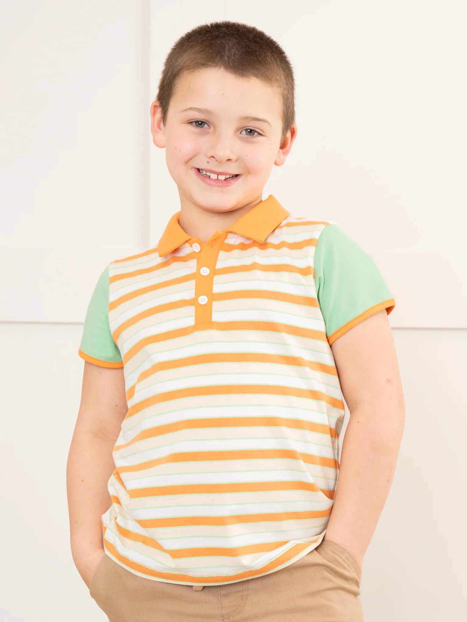 Lottie Dots Striped Polo Shirt - Image 4