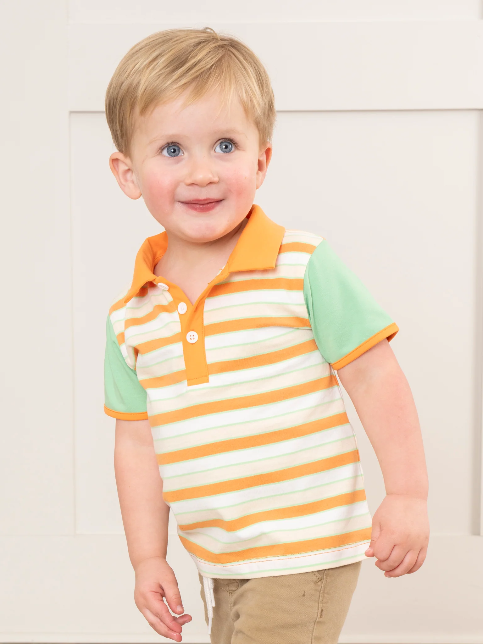 Lottie Dots Striped Polo Shirt - Image 5