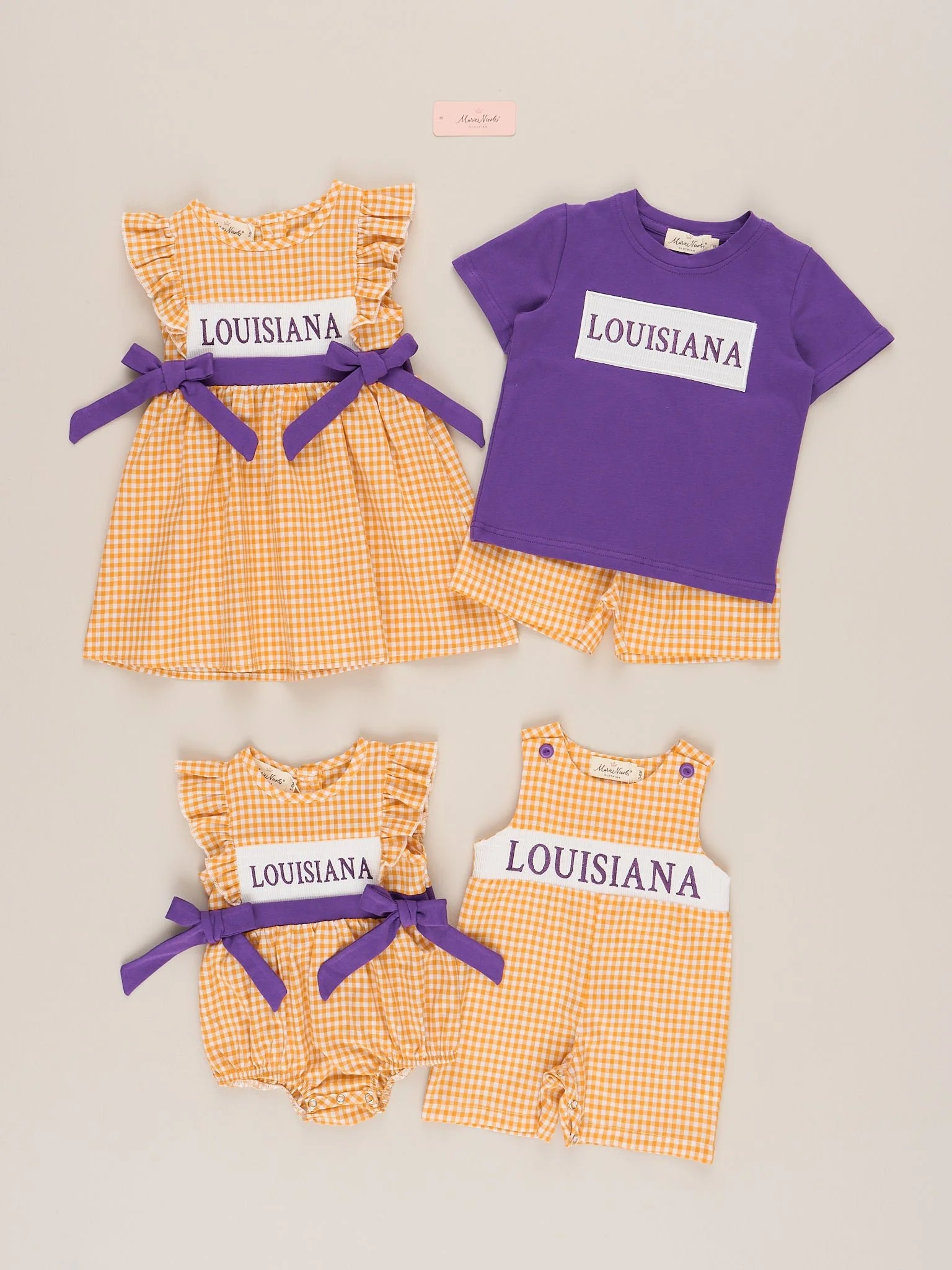 Louisiana Smocked Gingham Outfit - Image 3
