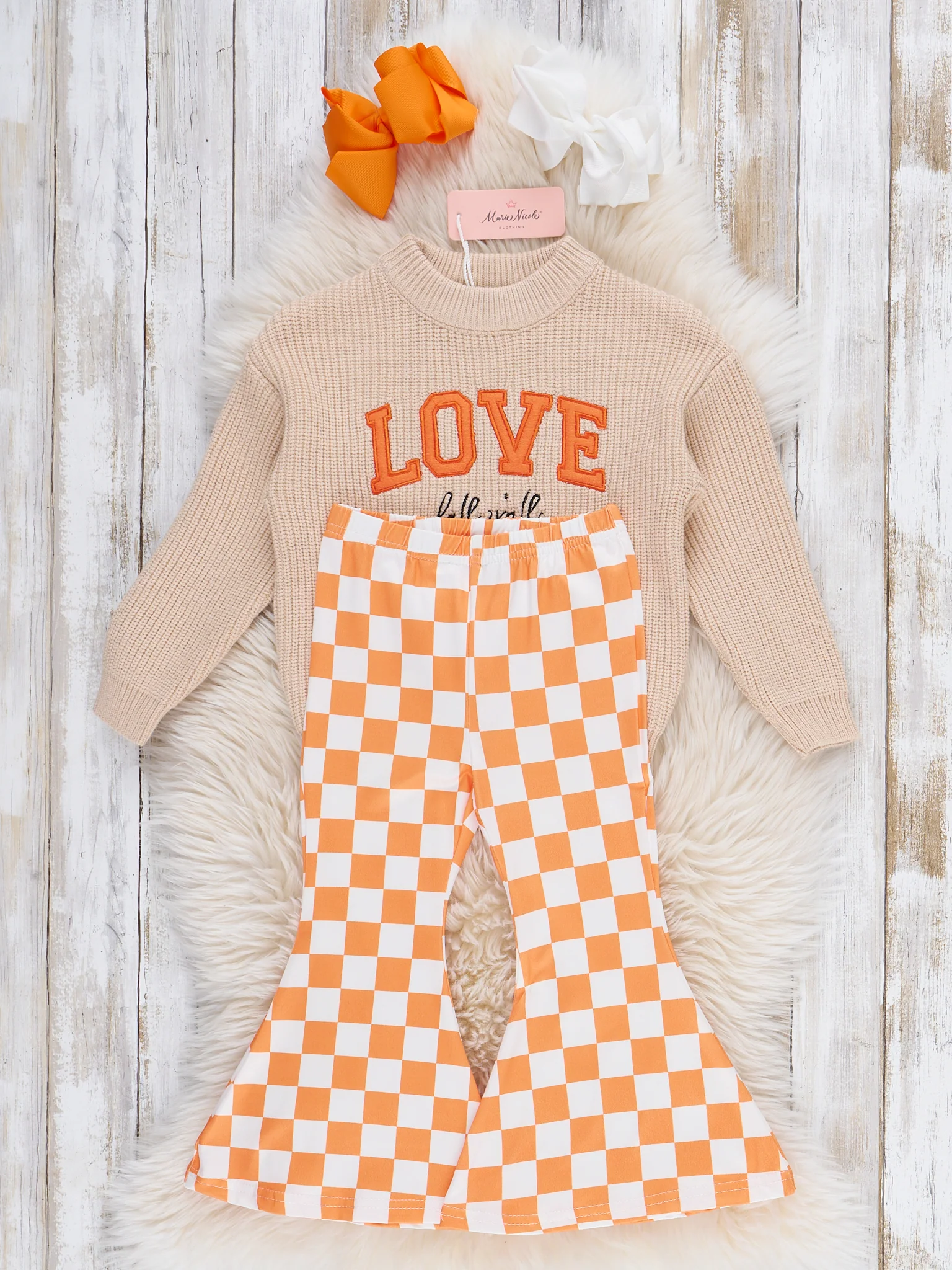 "Love Fall Y'all" Sweater & Bell Bottom Outfit - Image 4