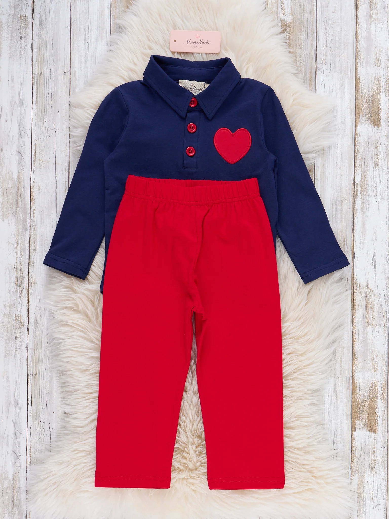 Love Game Polo Embroidered Outfit - Image 3