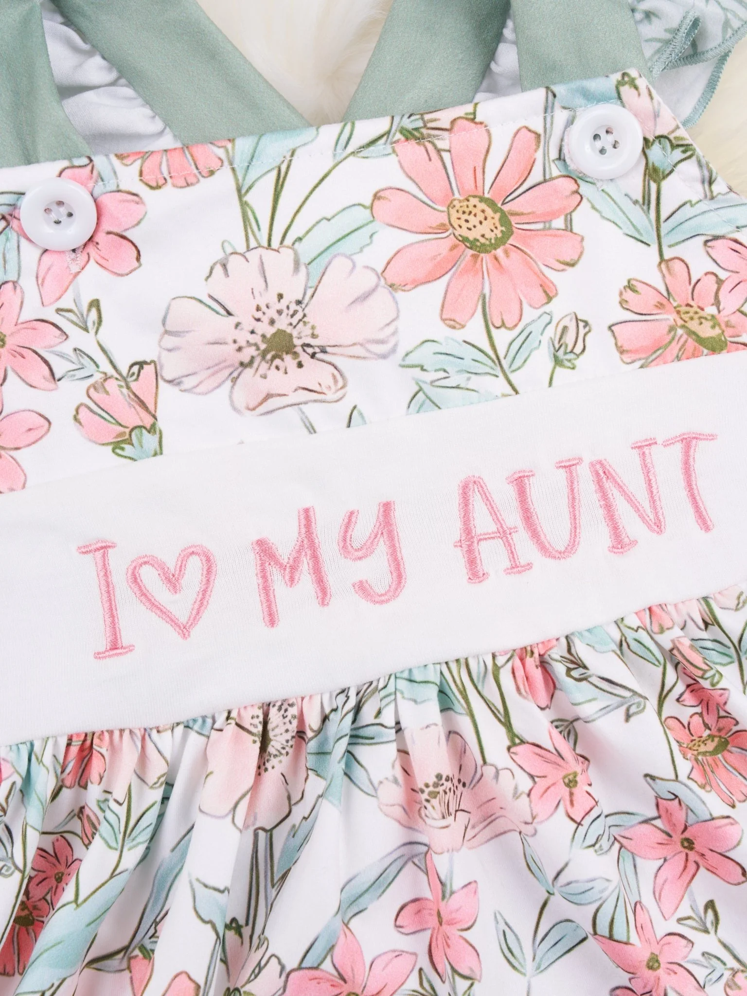 "Love My Aunt" Ruffle Dress - Image 3