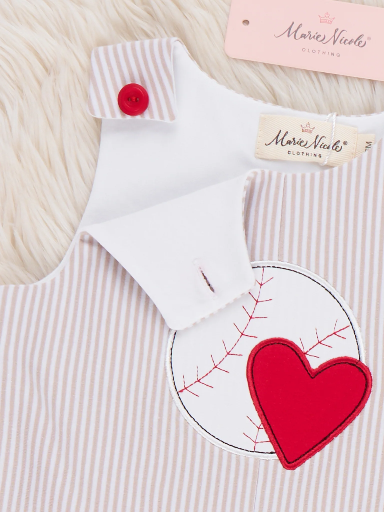 Love the Game Embroidered Cotton Johnny - Image 4