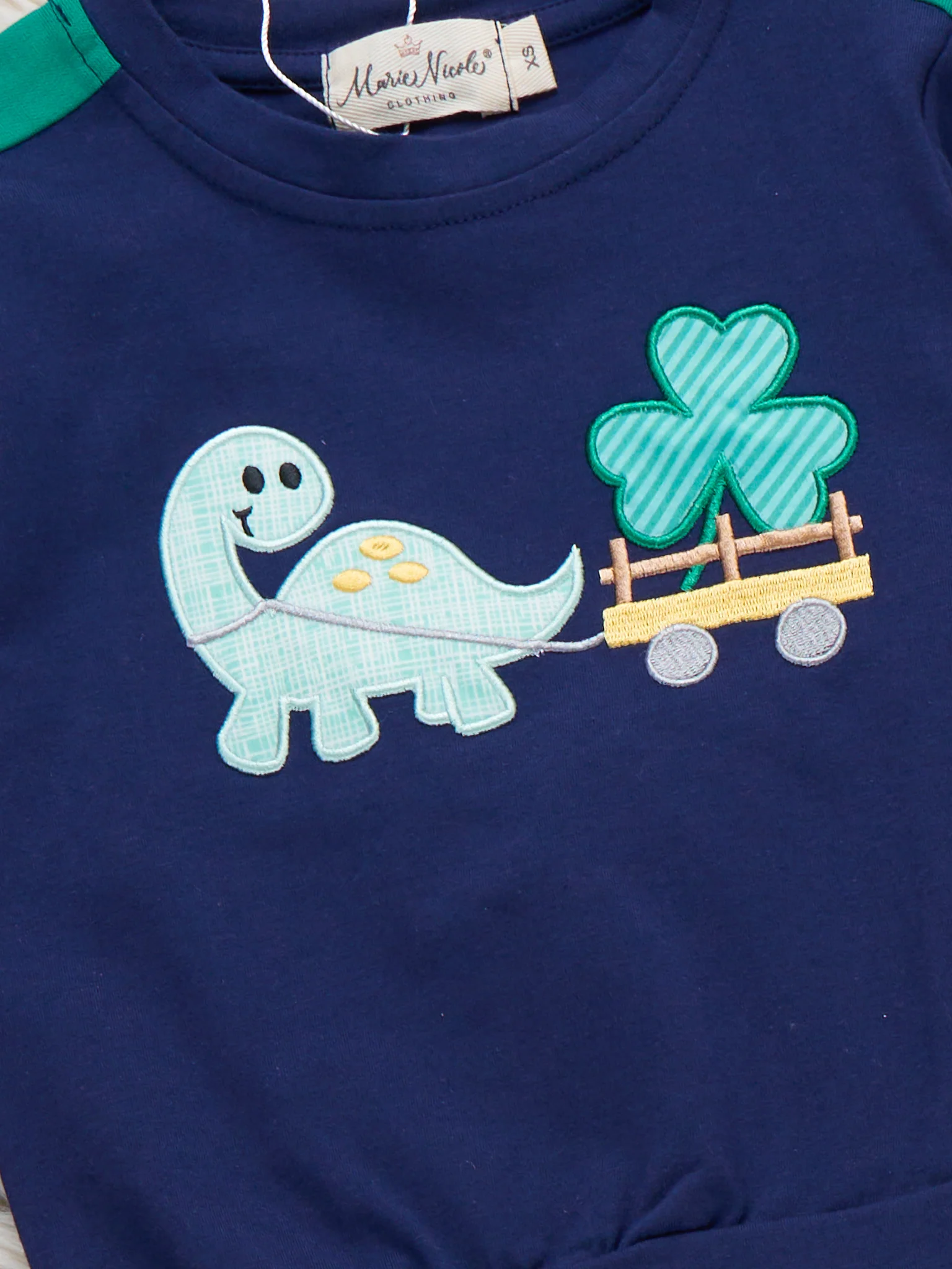 Lucky Explorer Dino Embroidered Outfit - Image 2