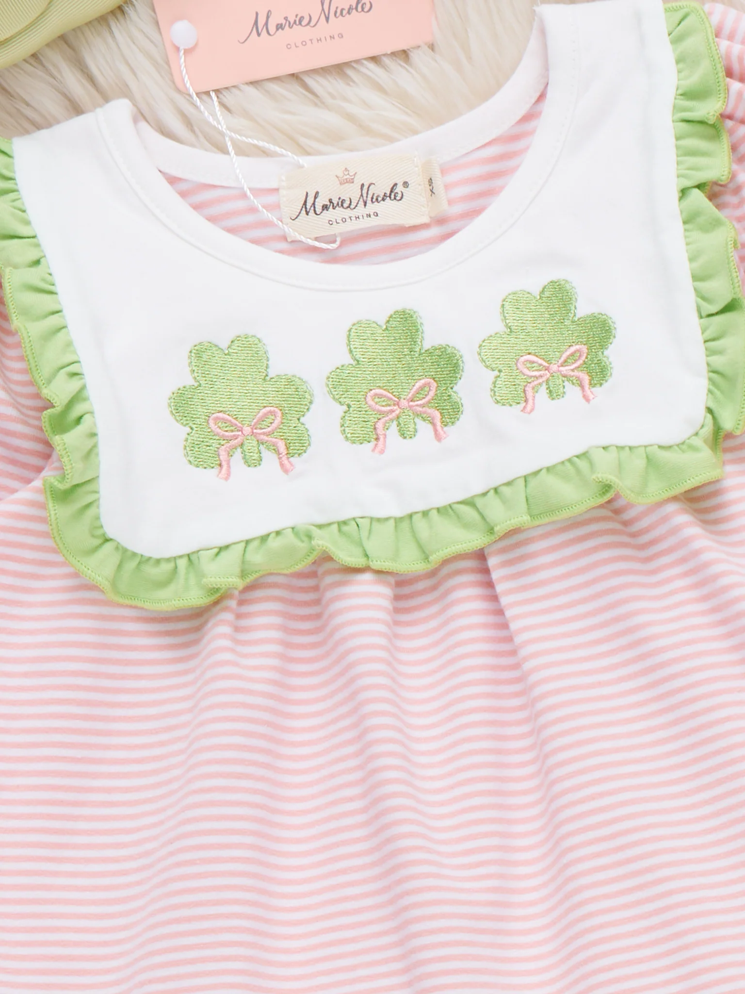 Lucky Lane Embroidered Ruffle Dress - Image 2