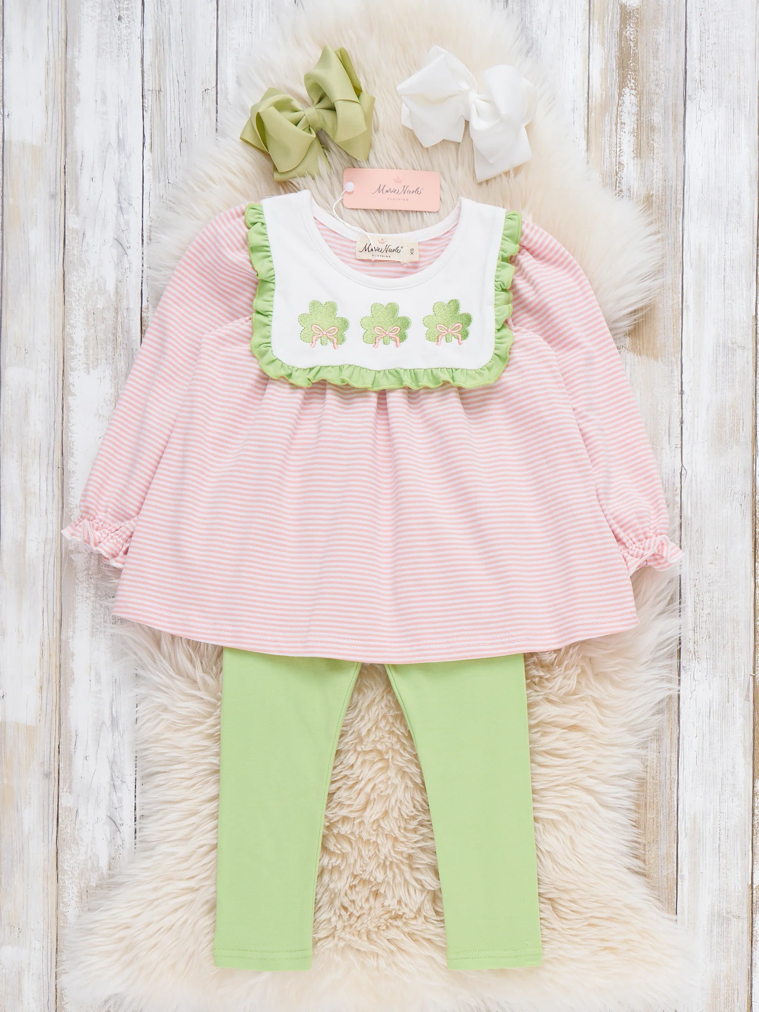 Lucky Lane Embroidered Ruffle Outfit - Image 2