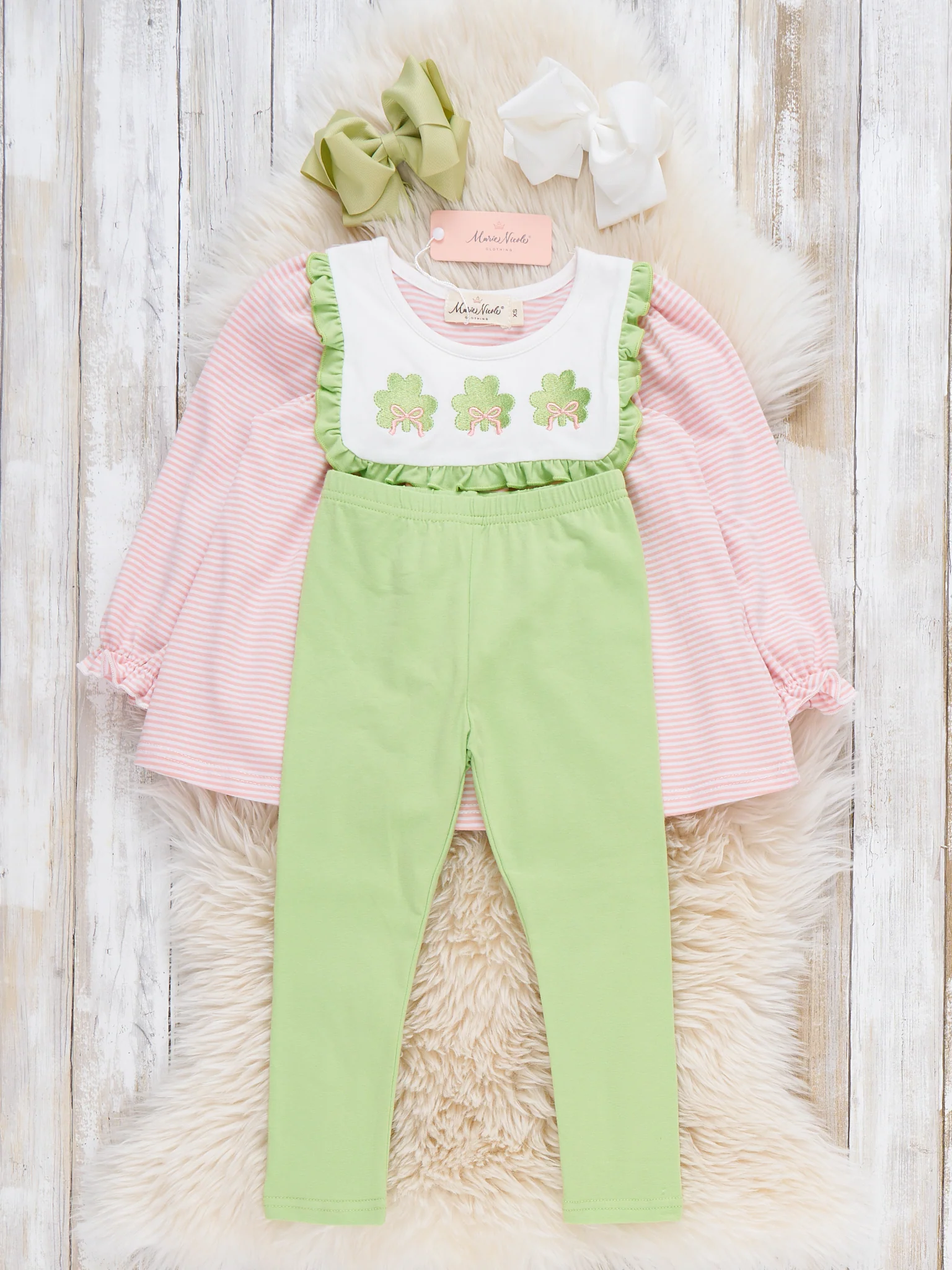 Lucky Lane Embroidered Ruffle Outfit - Image 4