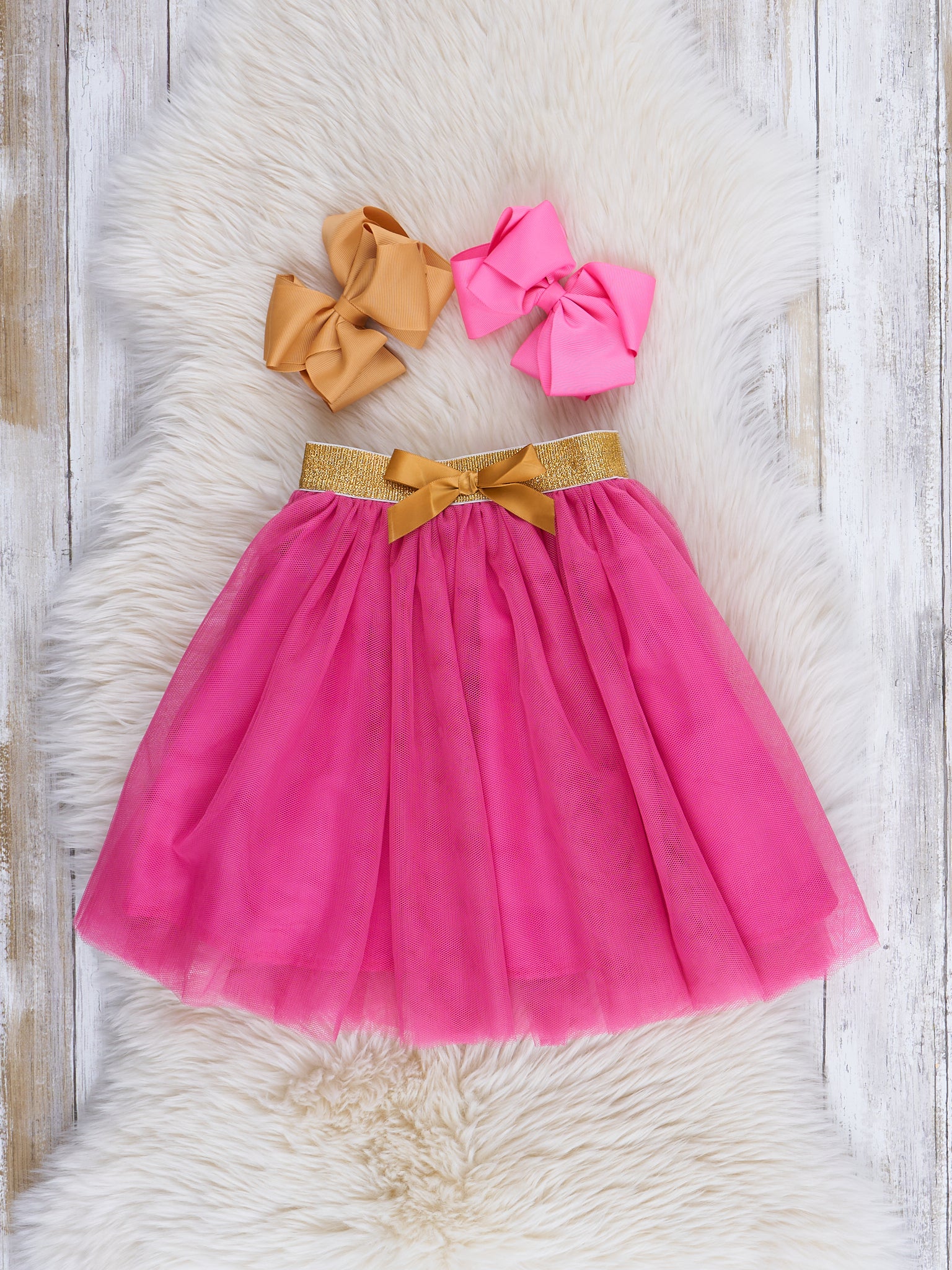 Magenta Ruffles Christmas Sheep Outfit - Image 3
