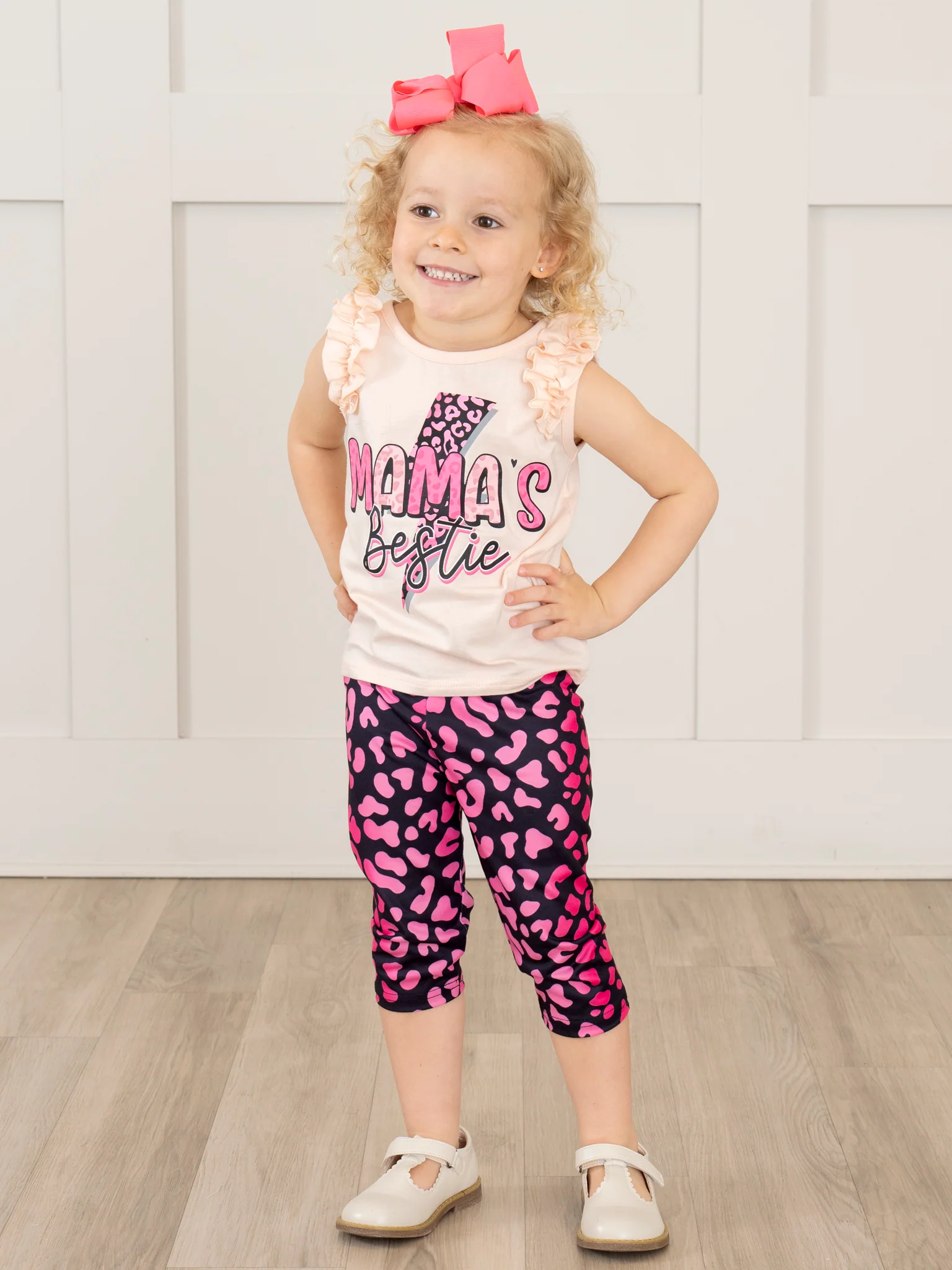 Mama's Bestie Leopard Lightning Outfit - Image 5