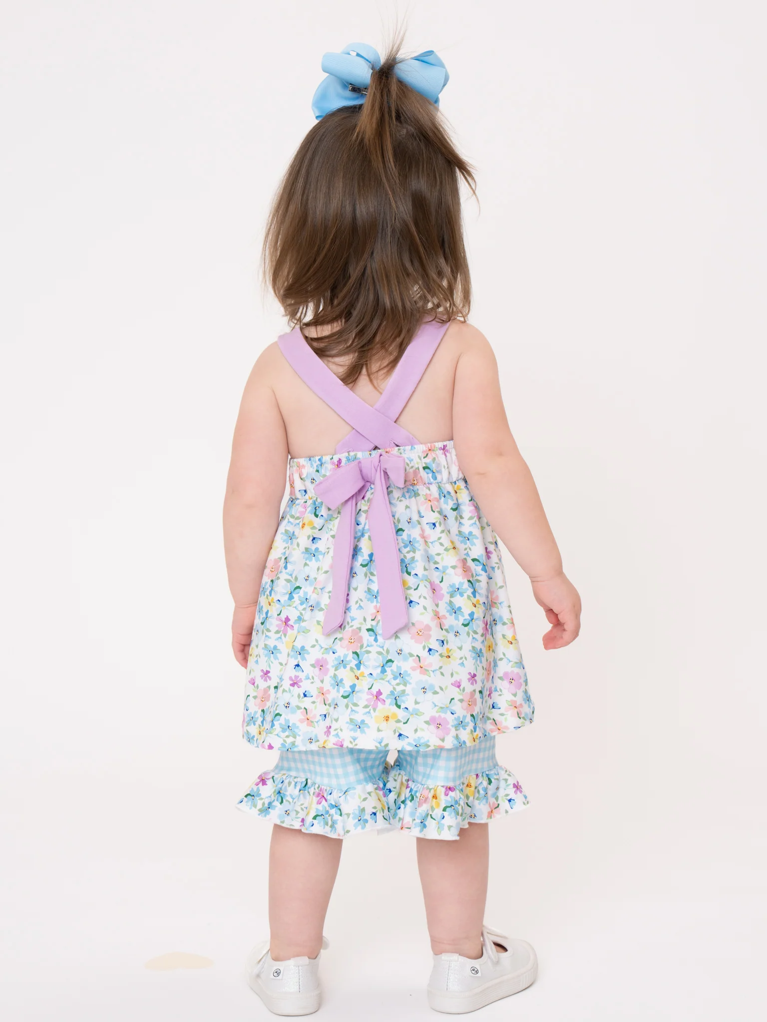 MAMA'S GIRL Petal Hem Smocked Ruffle Outfit - Image 7