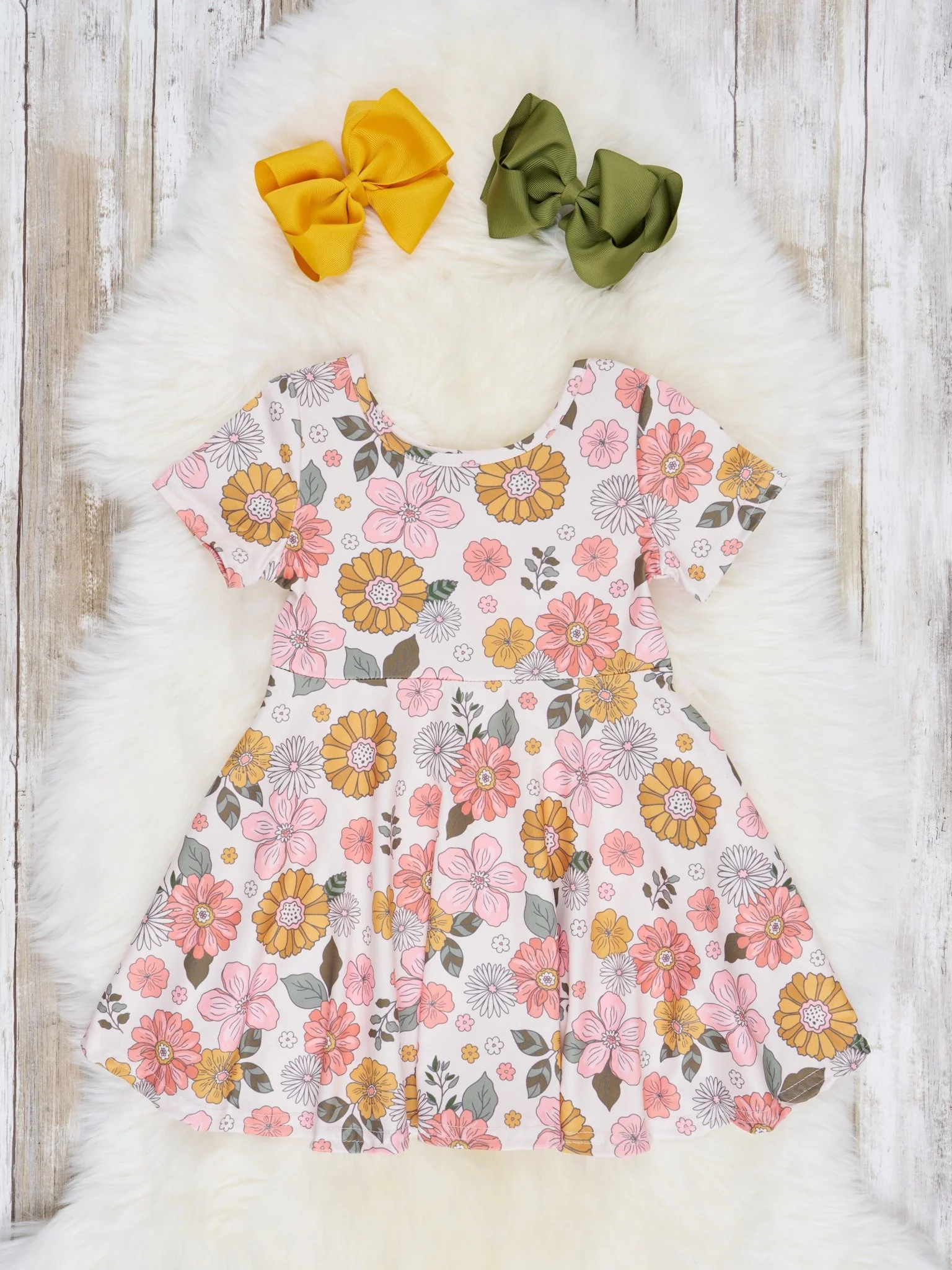 Marigold Memories Swing Dress
