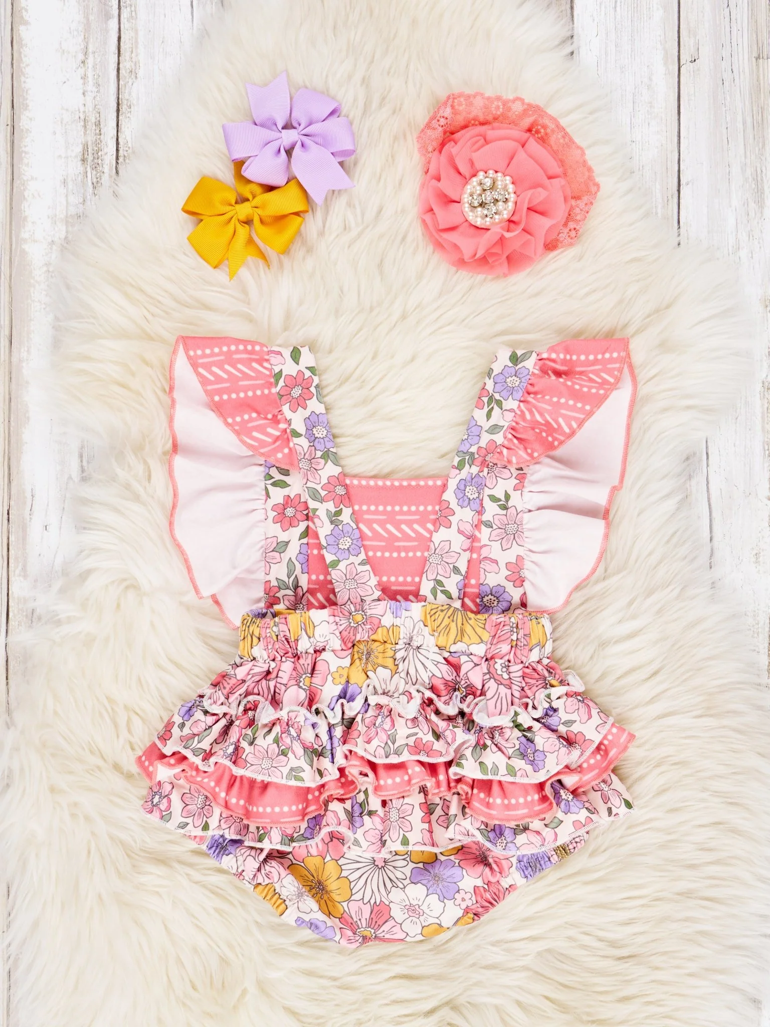 Marigold Ruffle Romper - Image 2