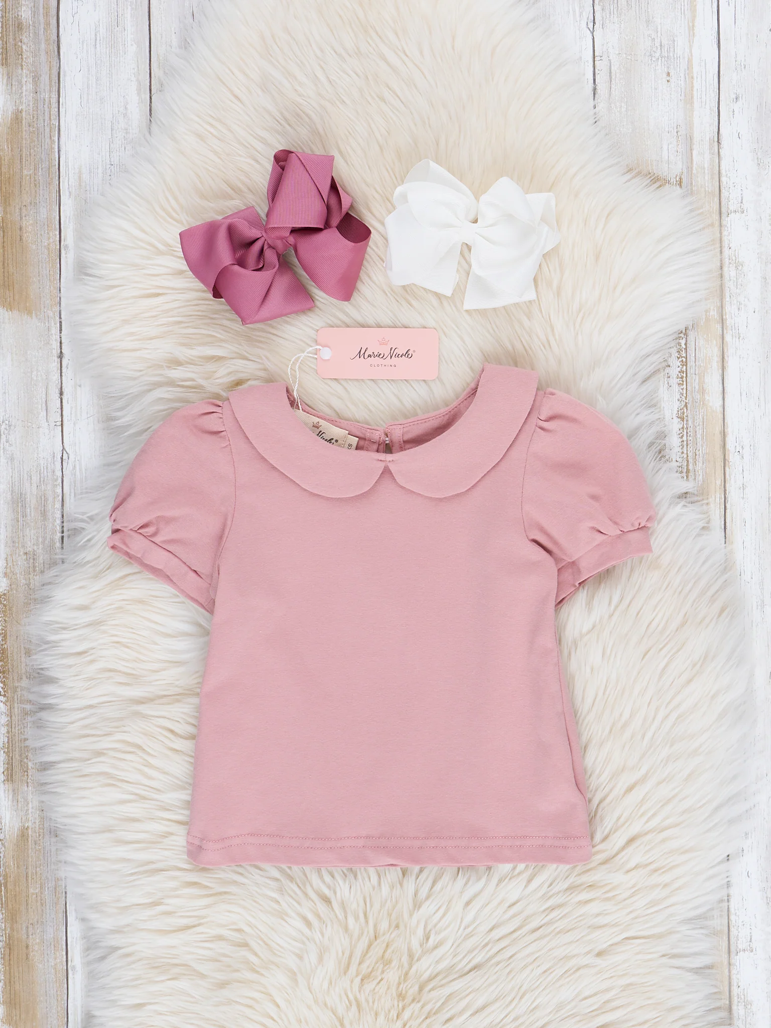 Mauve Dainty Florals Overalls Set - Image 4